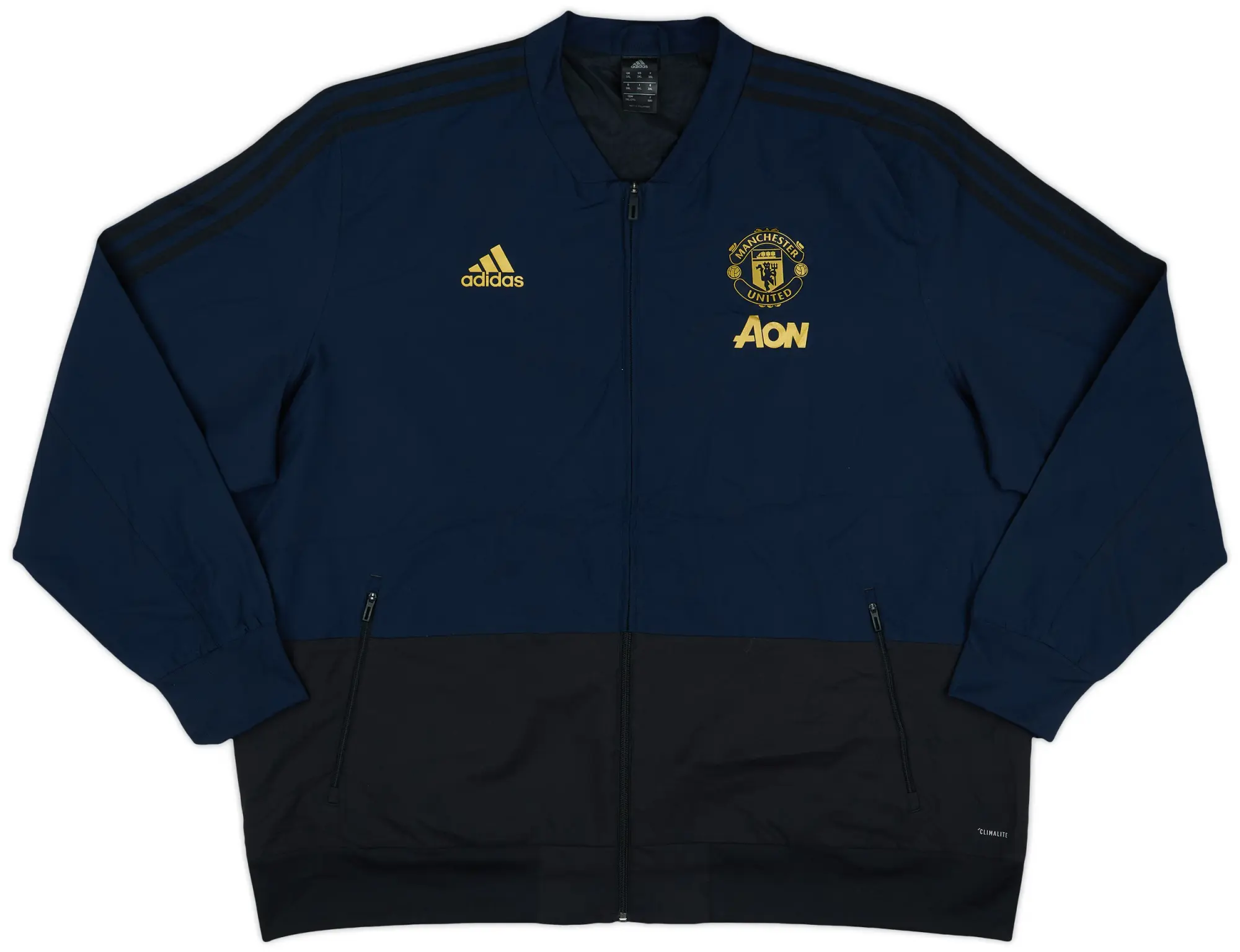 2018-19 Manchester United adidas Track Jacket - 9/10 - (3XL)