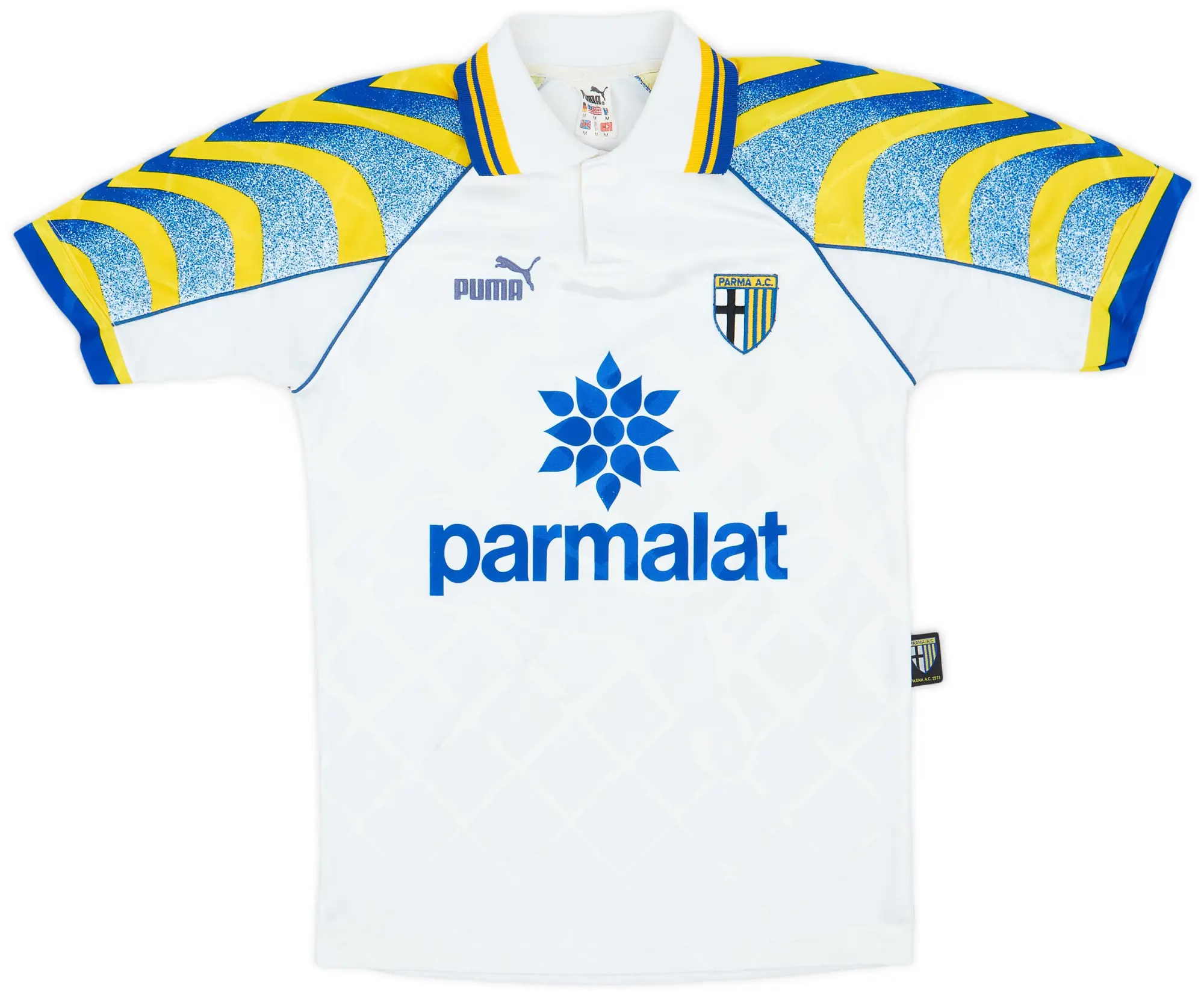 Puma 1995-97 Parma Home Shirt Zola #10 - 8/10 - (M)