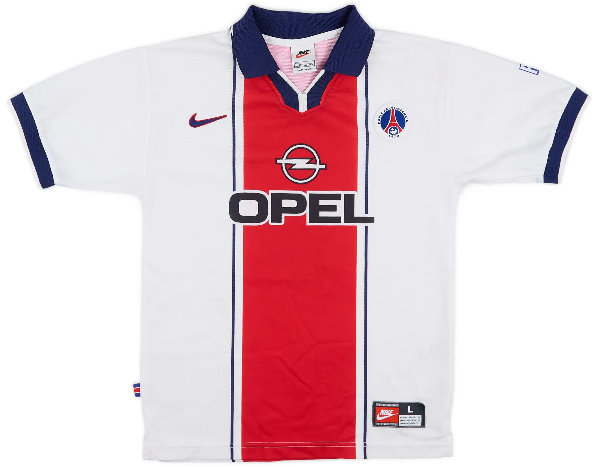 Nike 1997-98 Paris Saint-Germain Away Shirt #8 - 8/10 - (L.Boys)