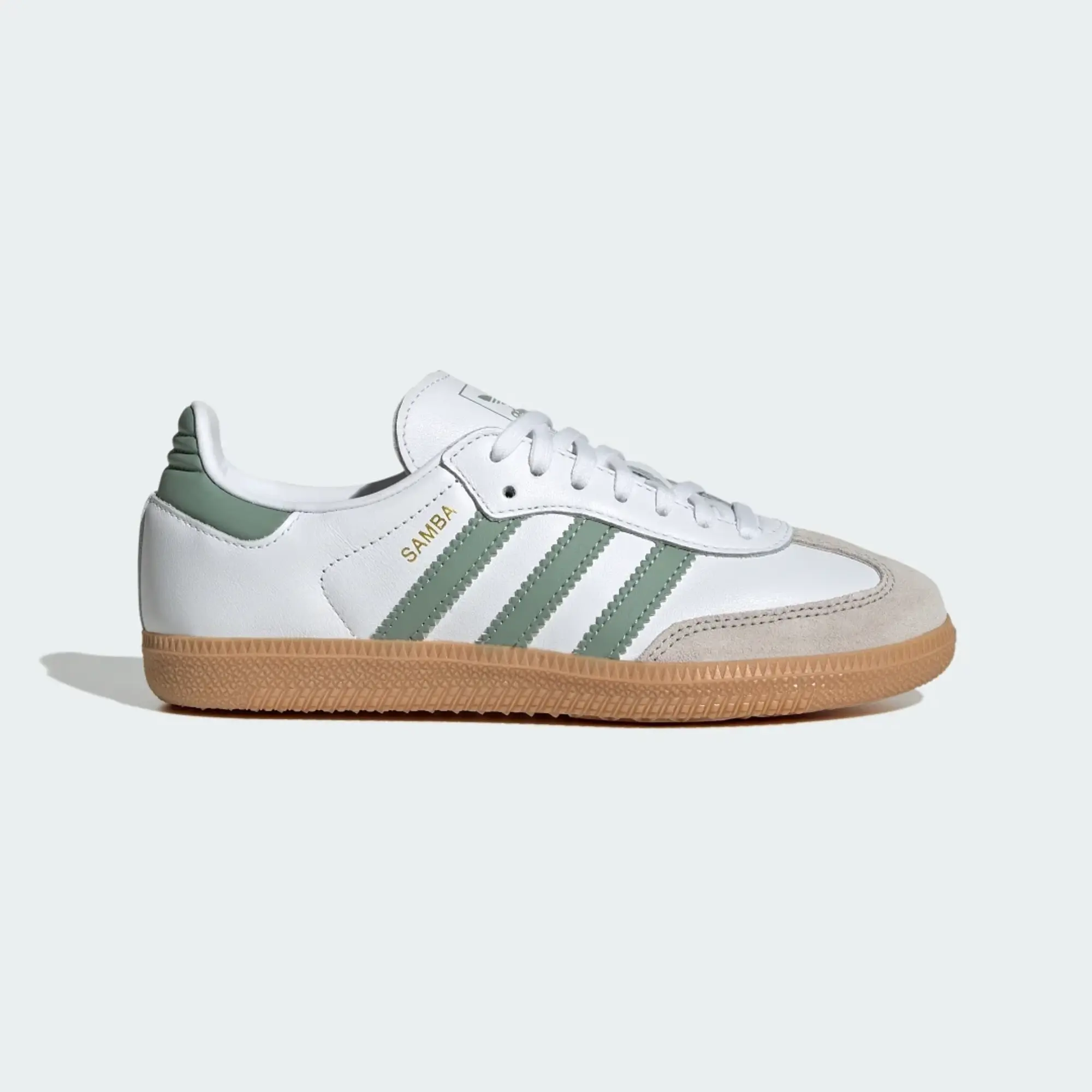 adidas Originals Junior Samba OG Trainer White Size 5 White JP5479 FOOTY.COM