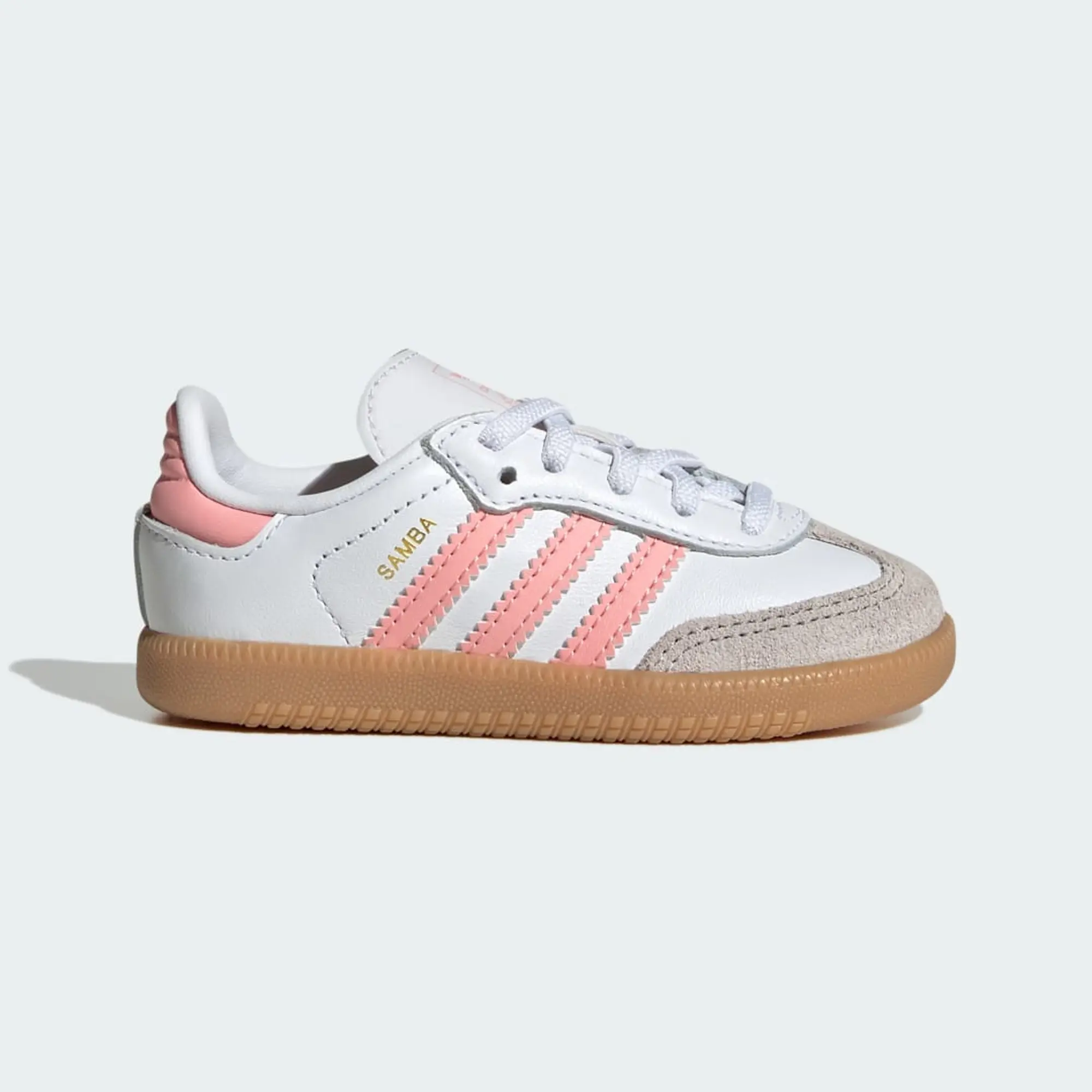 adidas Originals Nursery Samba OG Trainer - White - Size 5 - White