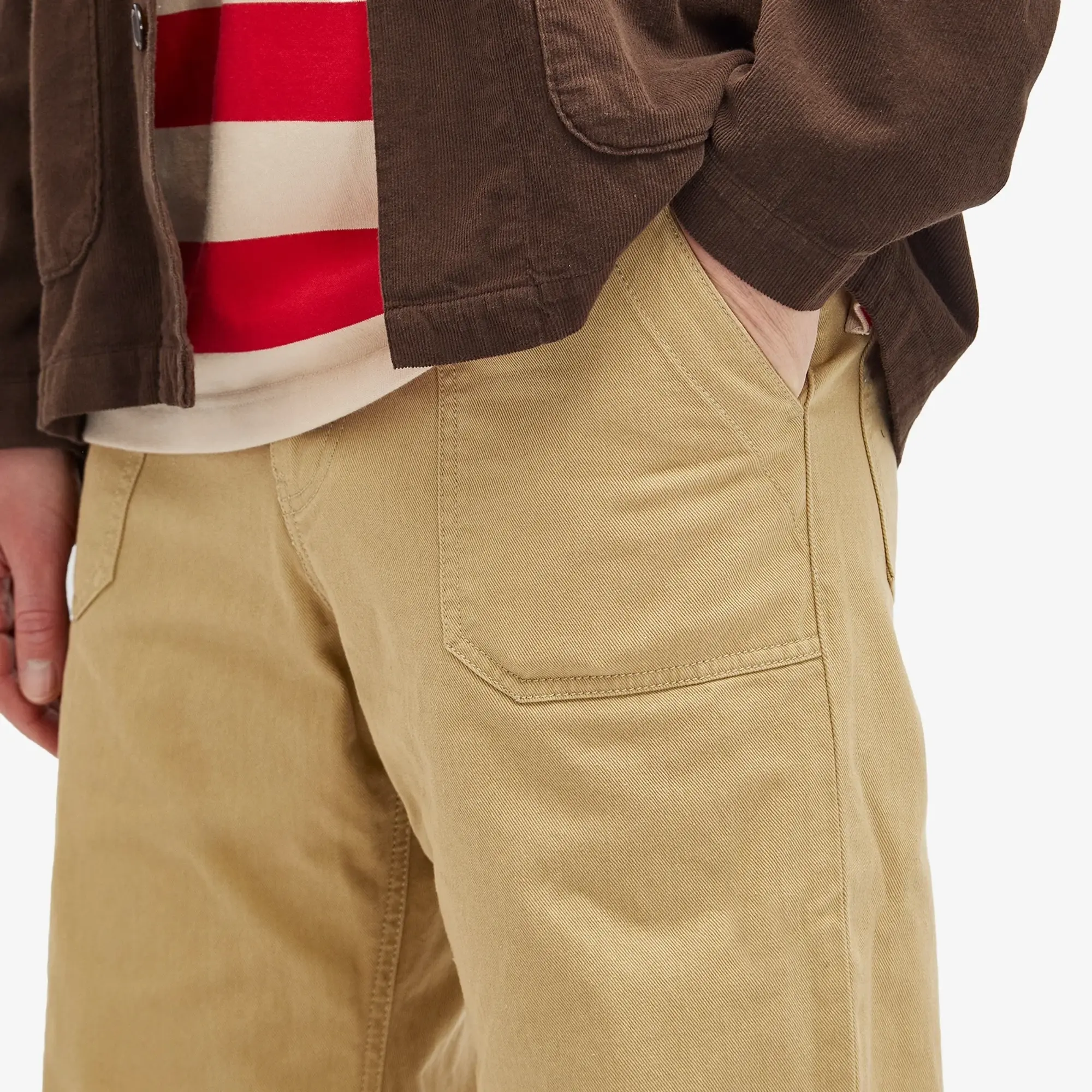 Uniform Bridge Men's Wide Fit Fatigue Pants Beige