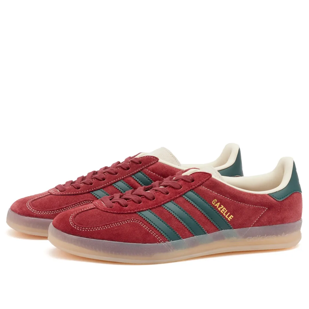 adidas Originals Gazelle Indoor, Red | JH5403 | FOOTY.COM