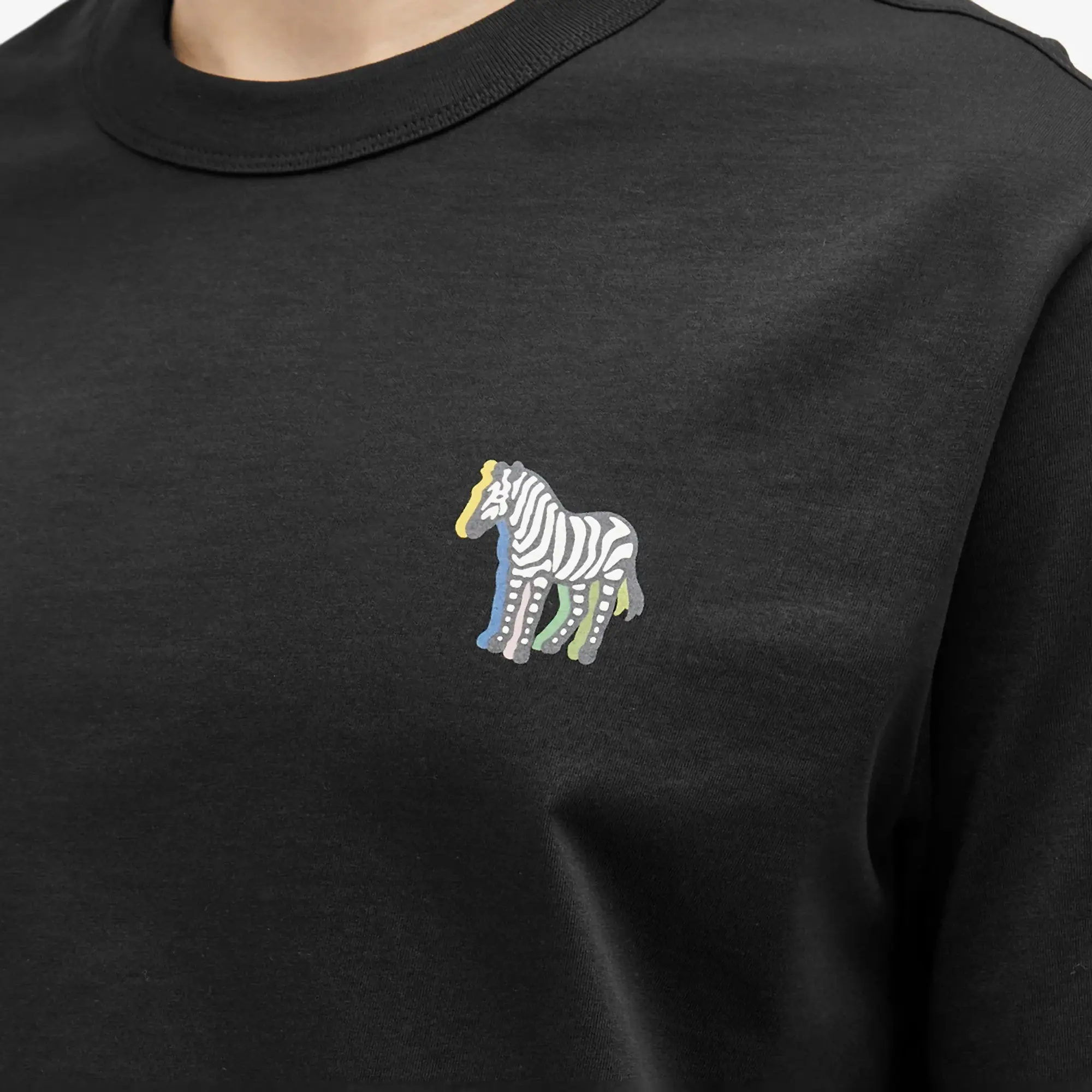 Paul Smith Men's Zebra Puff T-Shirt Black