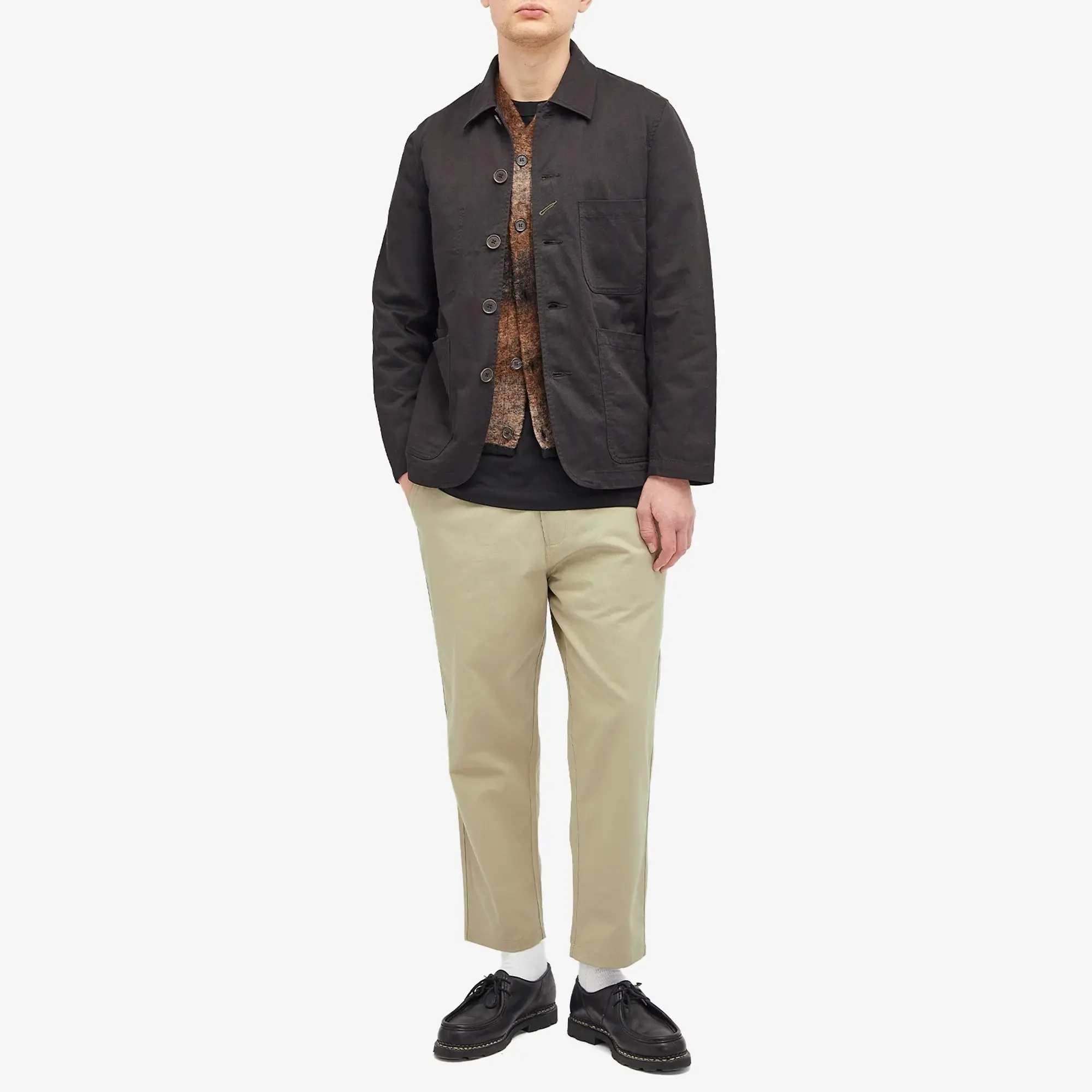 Universal Works Men's Twill Hi Water Trouser Stone