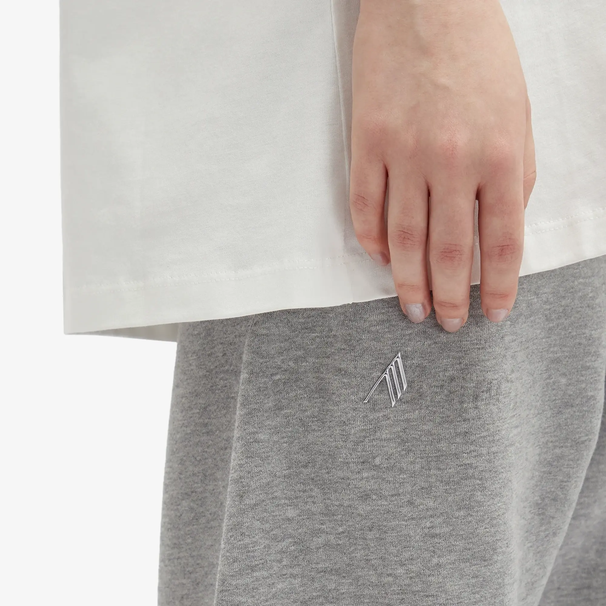 The Attico Women's Penny Sweat Pants Melange Grey