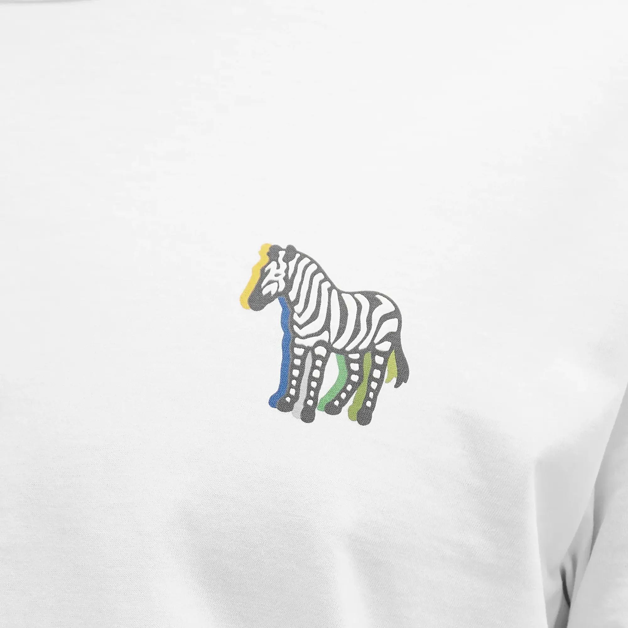 Paul Smith Men's Zebra Puff T-Shirt White