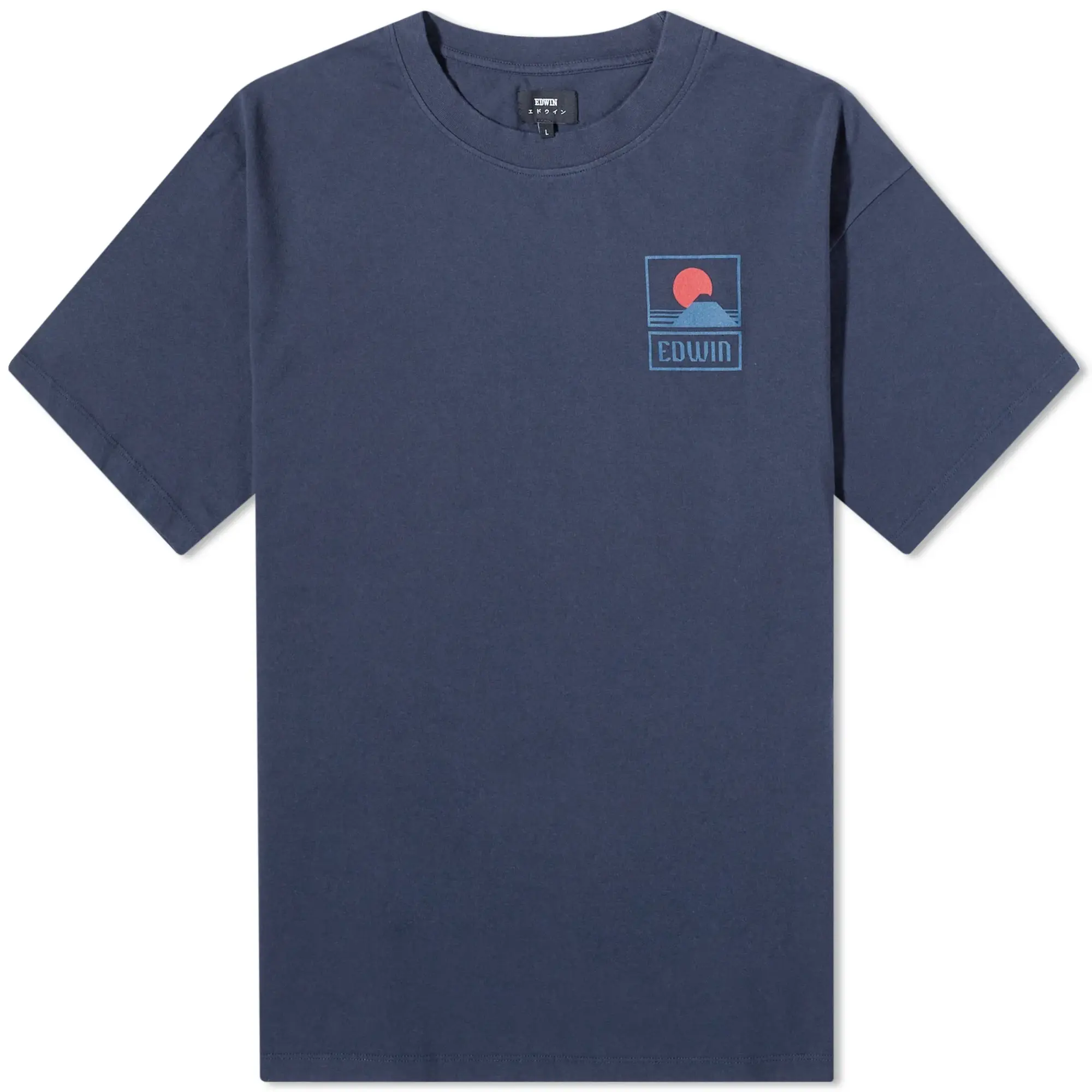 Champion Sunset On Mt Fuji T-Shirt - Navy Blazer