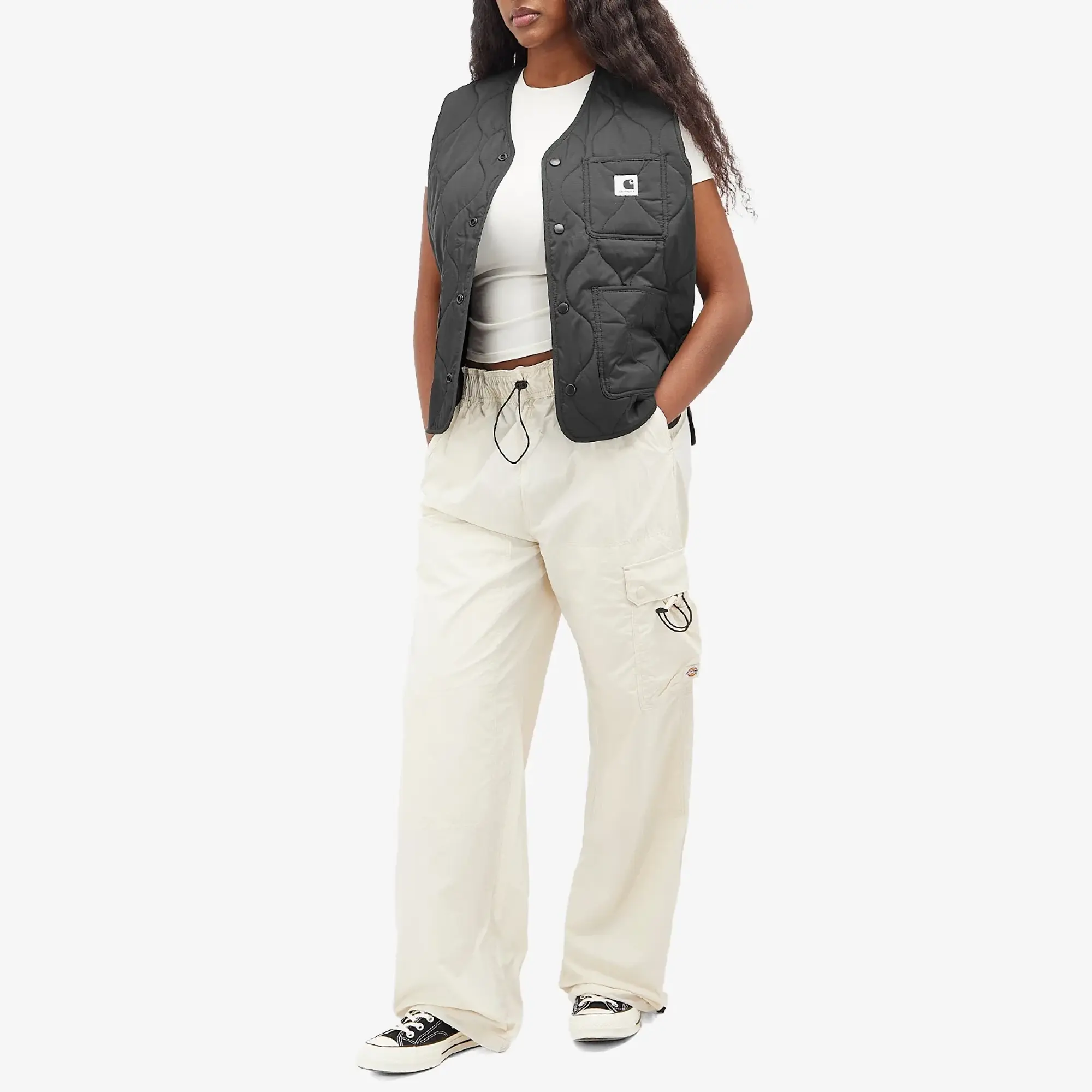 Dickies Wmns Jackson Cargo Women Casual Pants Beige