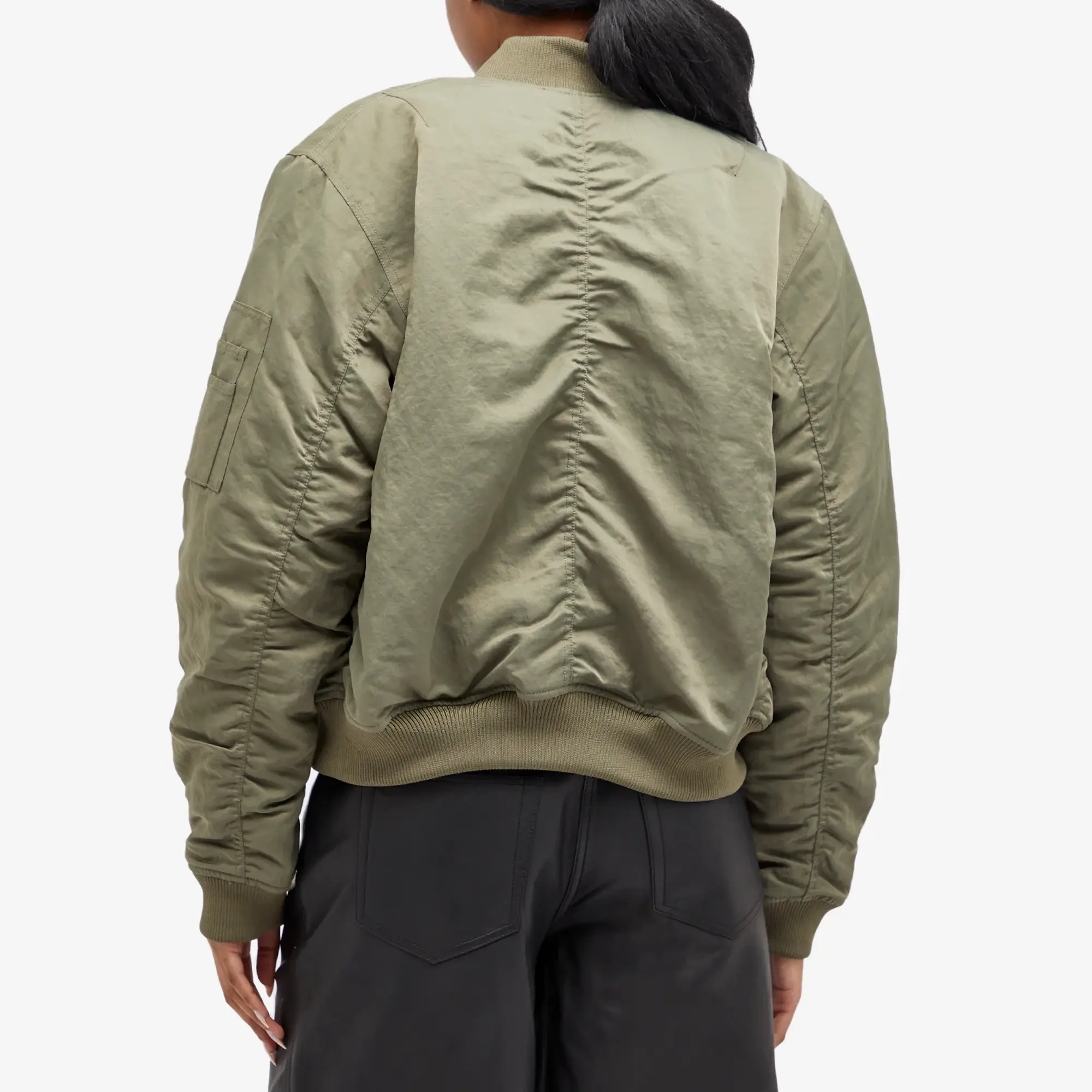 Samsøe Samsøe Women's Mae Bomber Jacket Dusty Olive