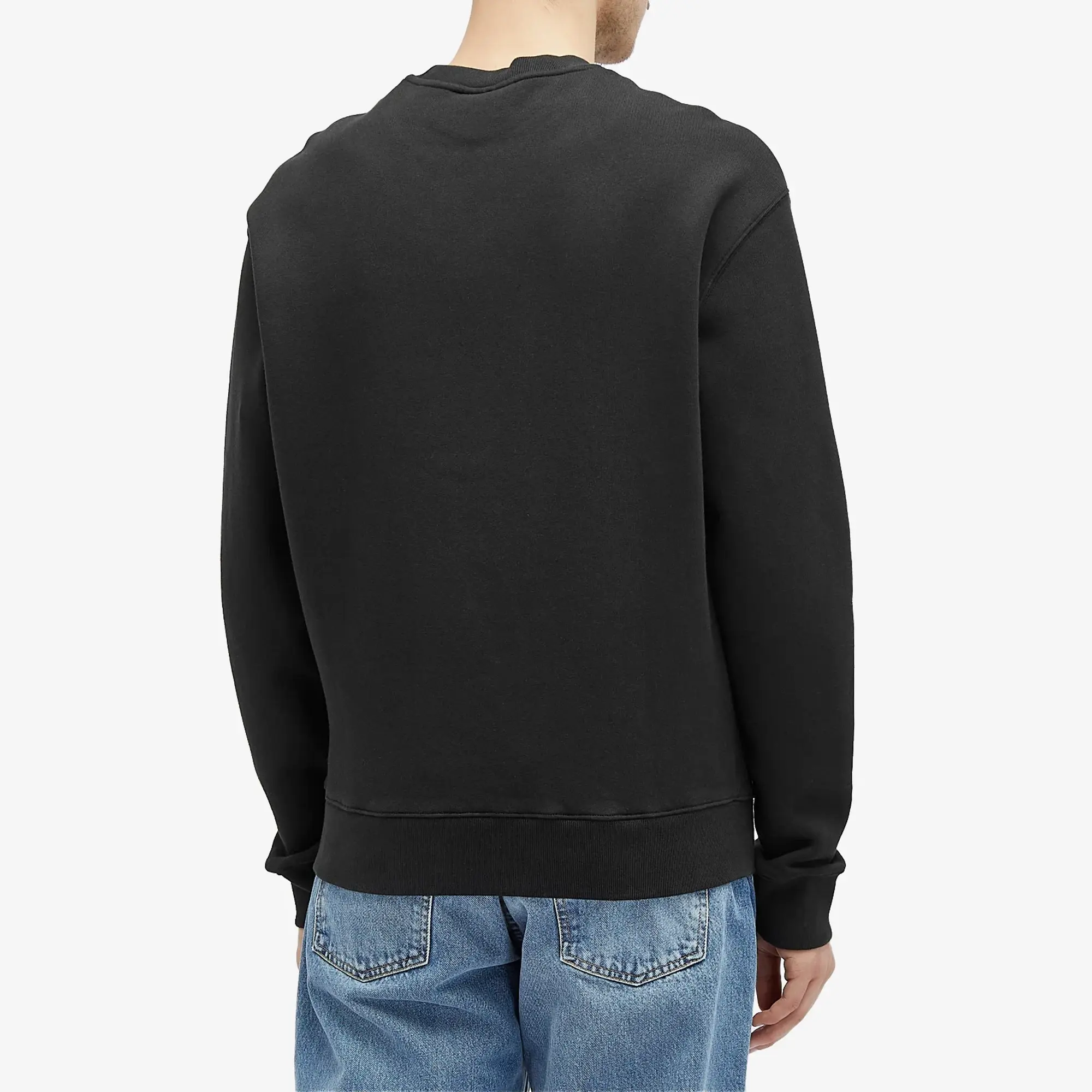 Maison Kitsuné Maison Kitsune Bold Fox Head Patch Comfort Sweatshirt Men Sweatshirts Black