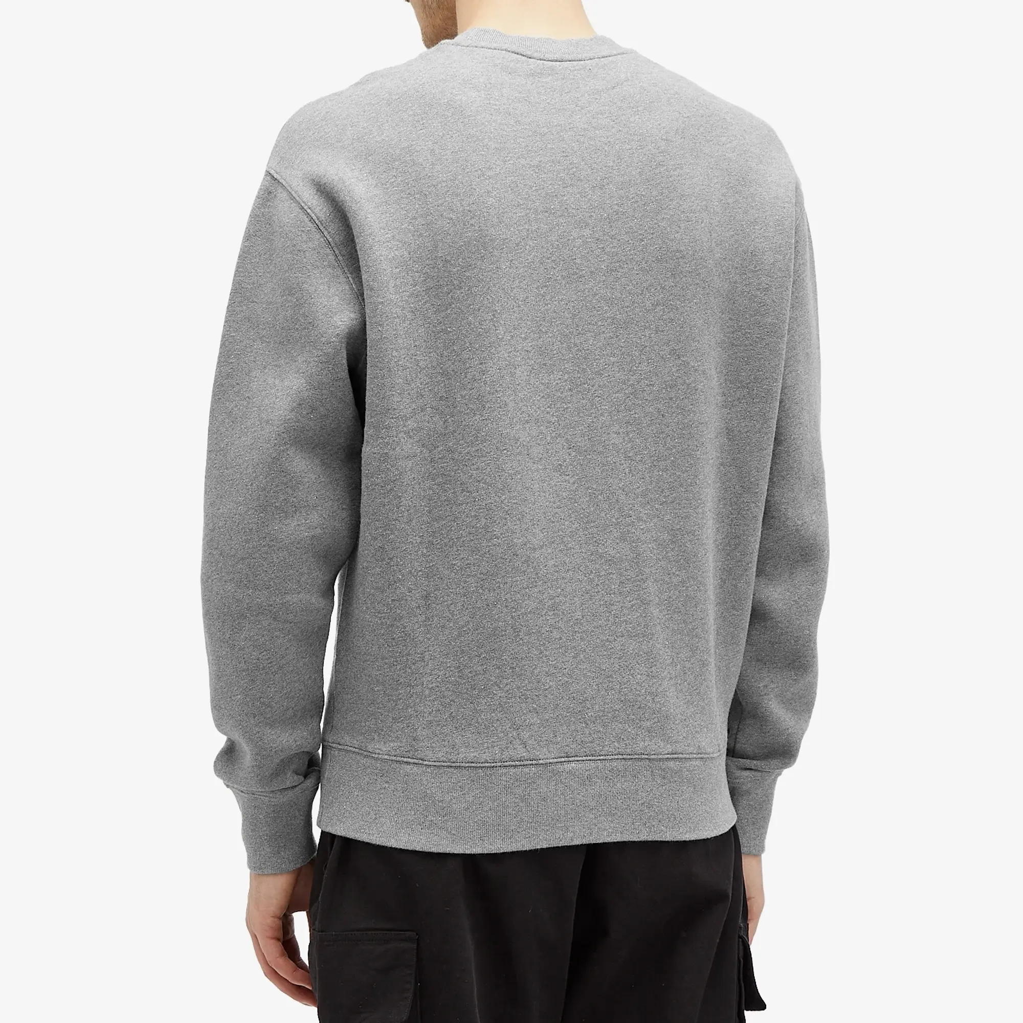 Maison Kitsuné Maison Kitsune Bold Fox Head Patch Comfort Sweatshirt Men Sweatshirts Grey