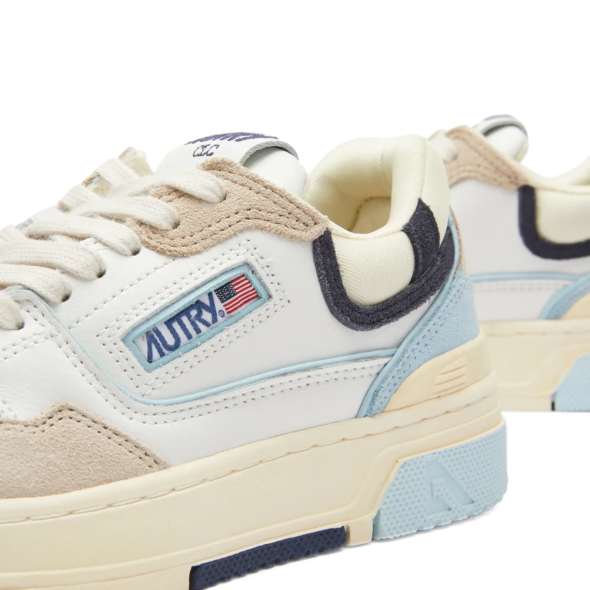 Autry Action Shoes Wmns Clc Low Women Lowtop White|Beige