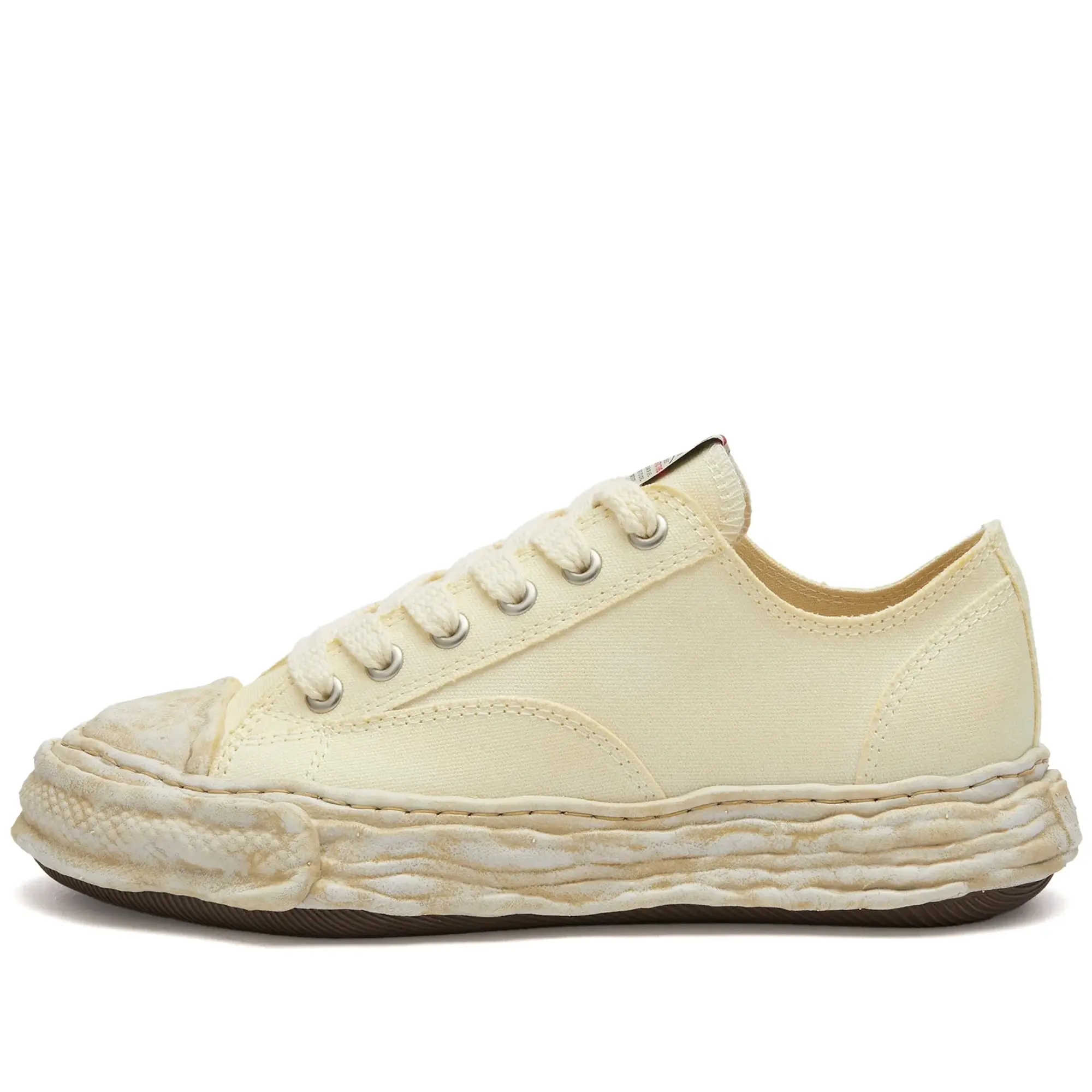 Maison Mihara Yasuhiro Peterson 23 Low Original Sole Canvas Sneaker - White