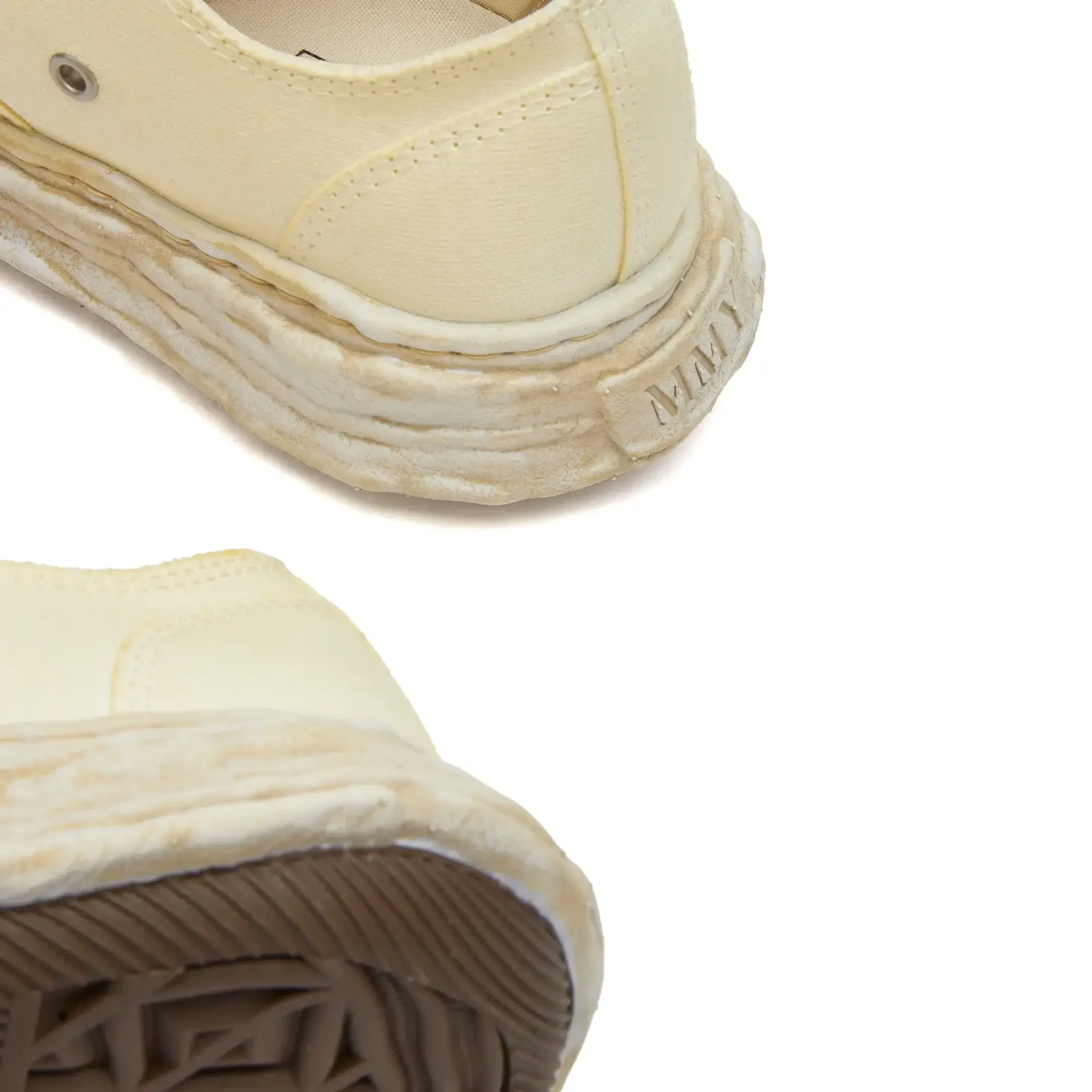 Maison Mihara Yasuhiro Peterson 23 Low Original Sole Canvas Sneaker - White