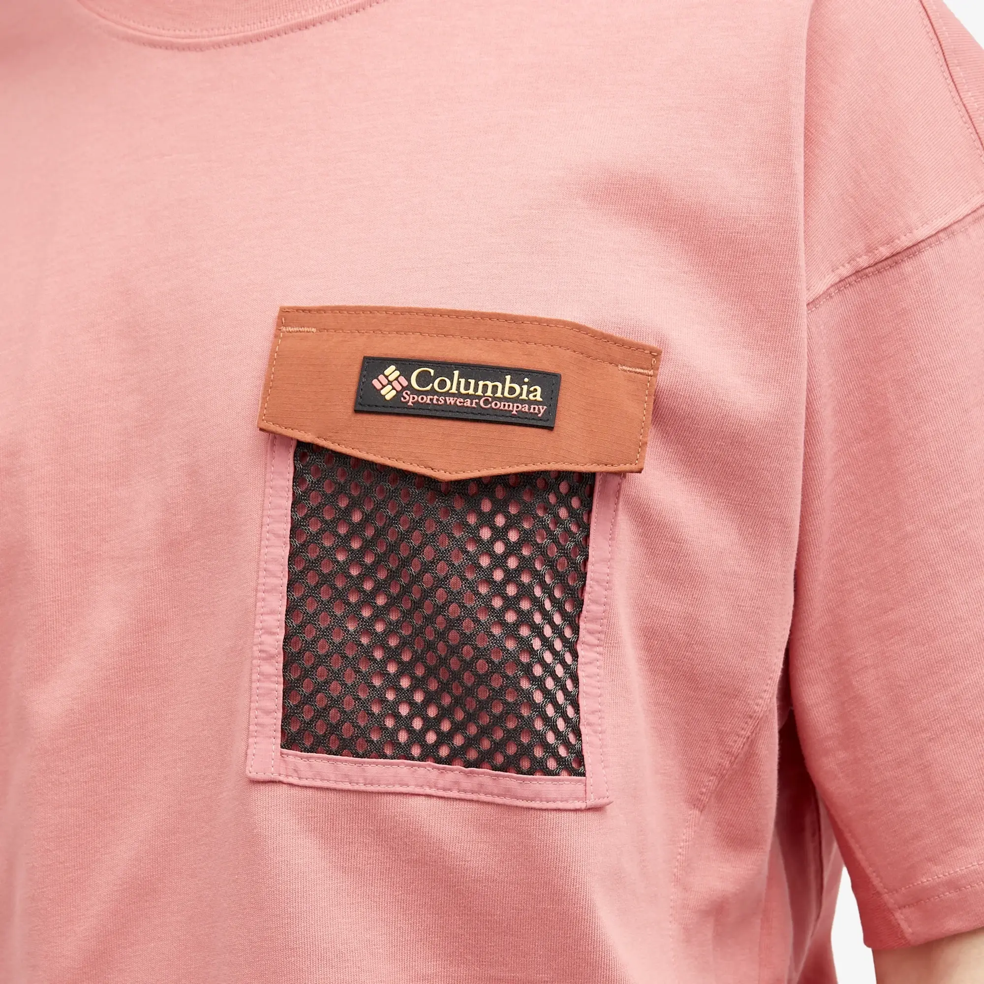 Columbia Painted Peak Knit SS Top - Pink Agave / Auburn