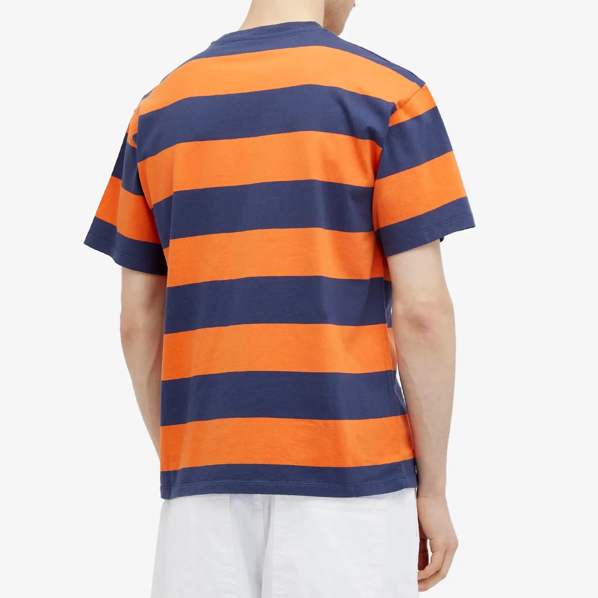 No Problemo Stripe T-Shirt, Orange