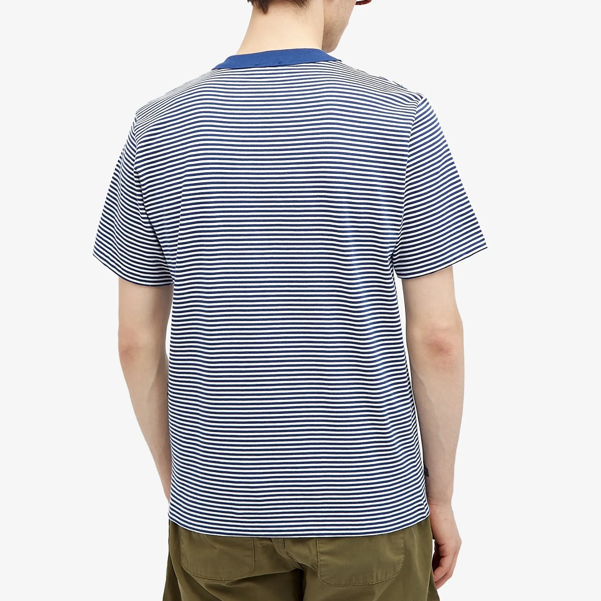 Armor-Lux Armor Lux Stripe T-Shirt, Océano/Milk