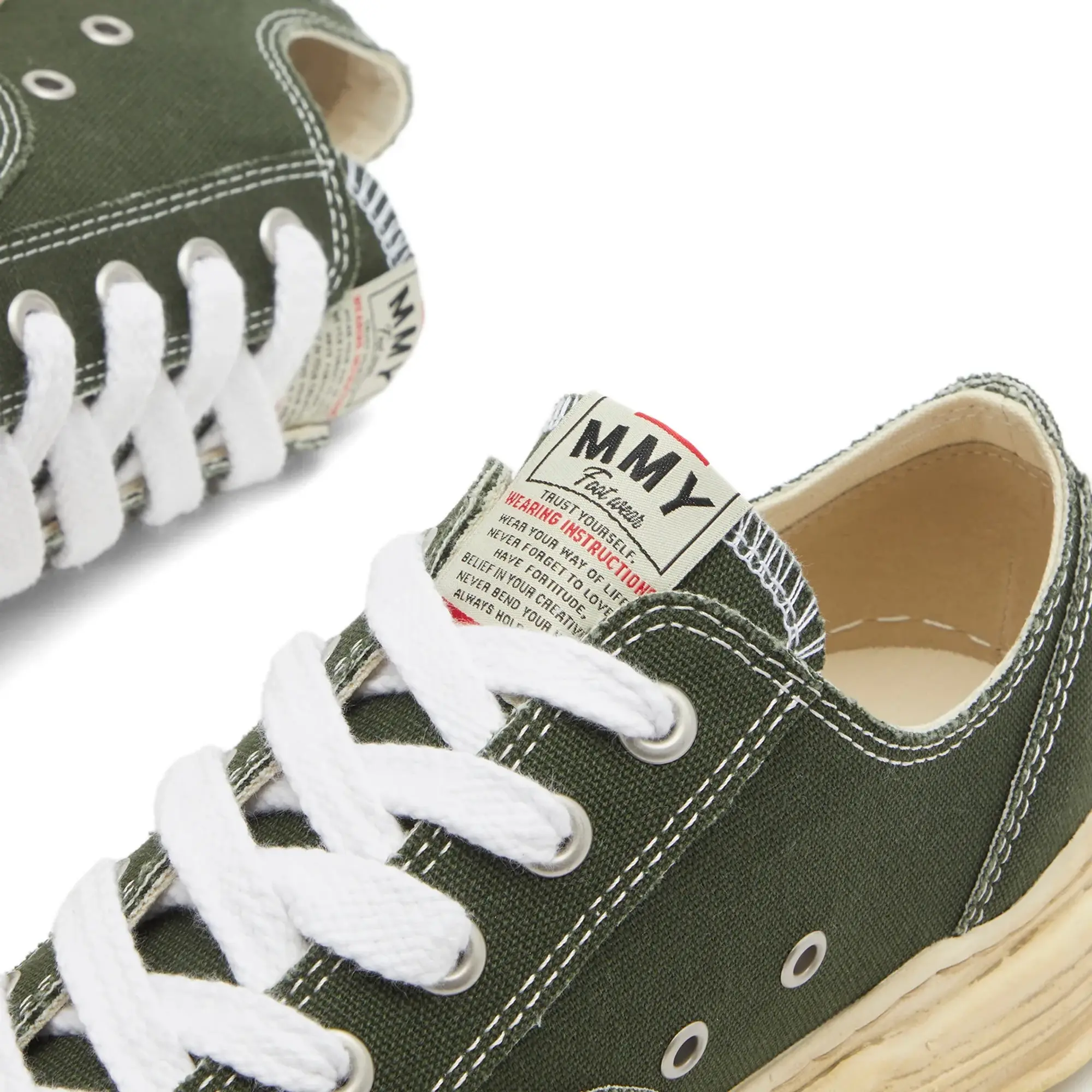 Maison Mihara Yasuhiro Hank Low Og Canvas Sneaker - Gray