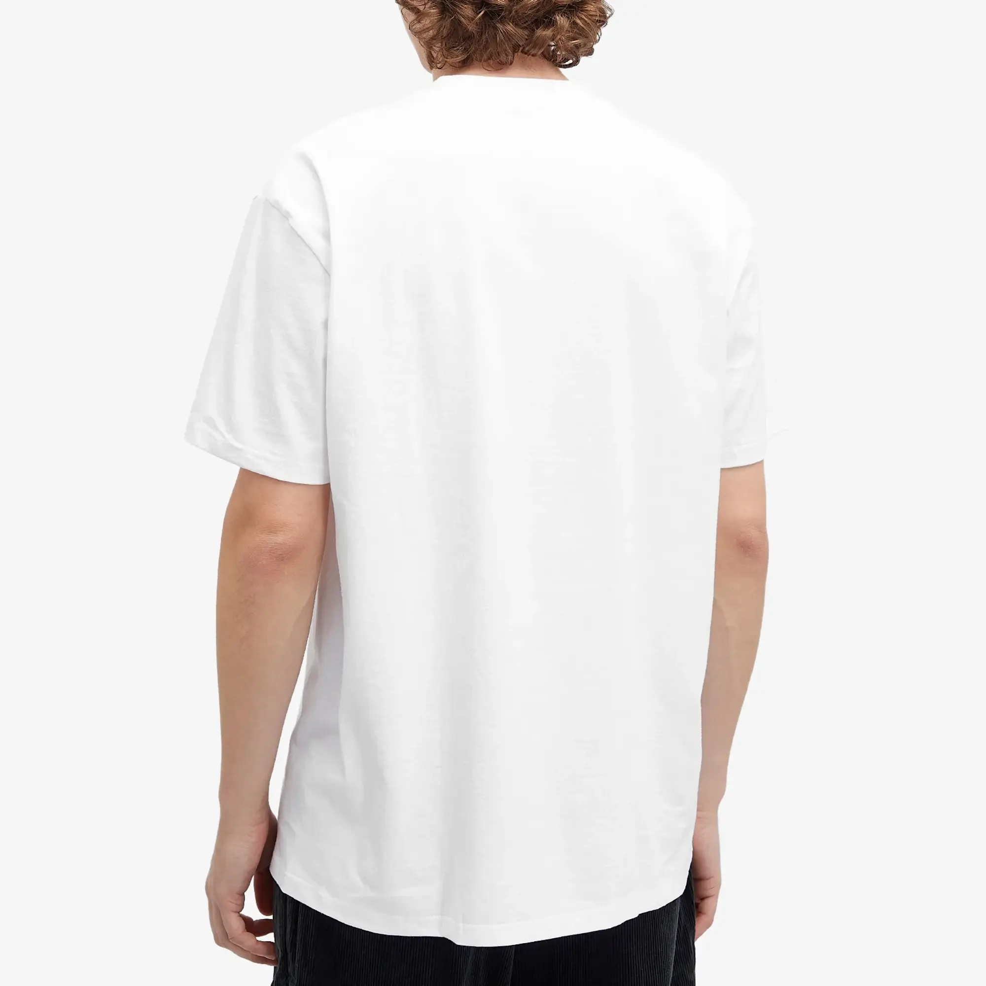 Beams Plus Men's 2 Pack Pocket T-Shirt White