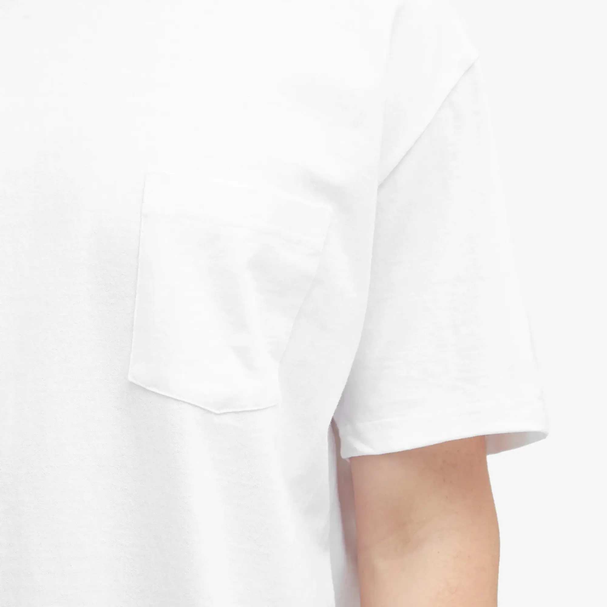Beams Plus Men's 2 Pack Pocket T-Shirt White