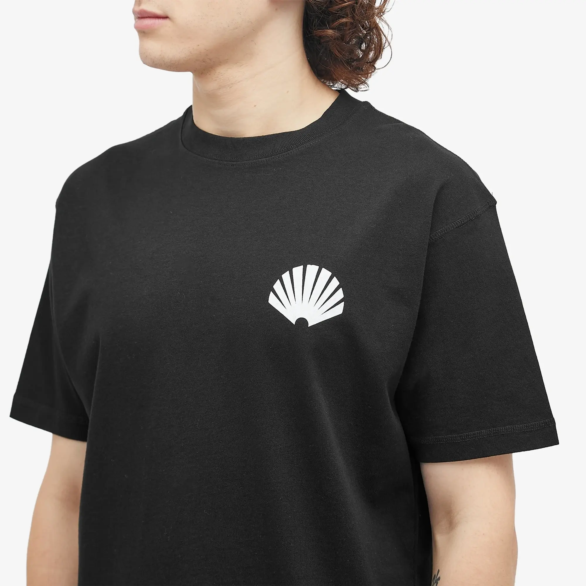 New Amsterdam Surf Association New Amsterdam Logo Tee Black/White Tee Men Shortsleeves Black