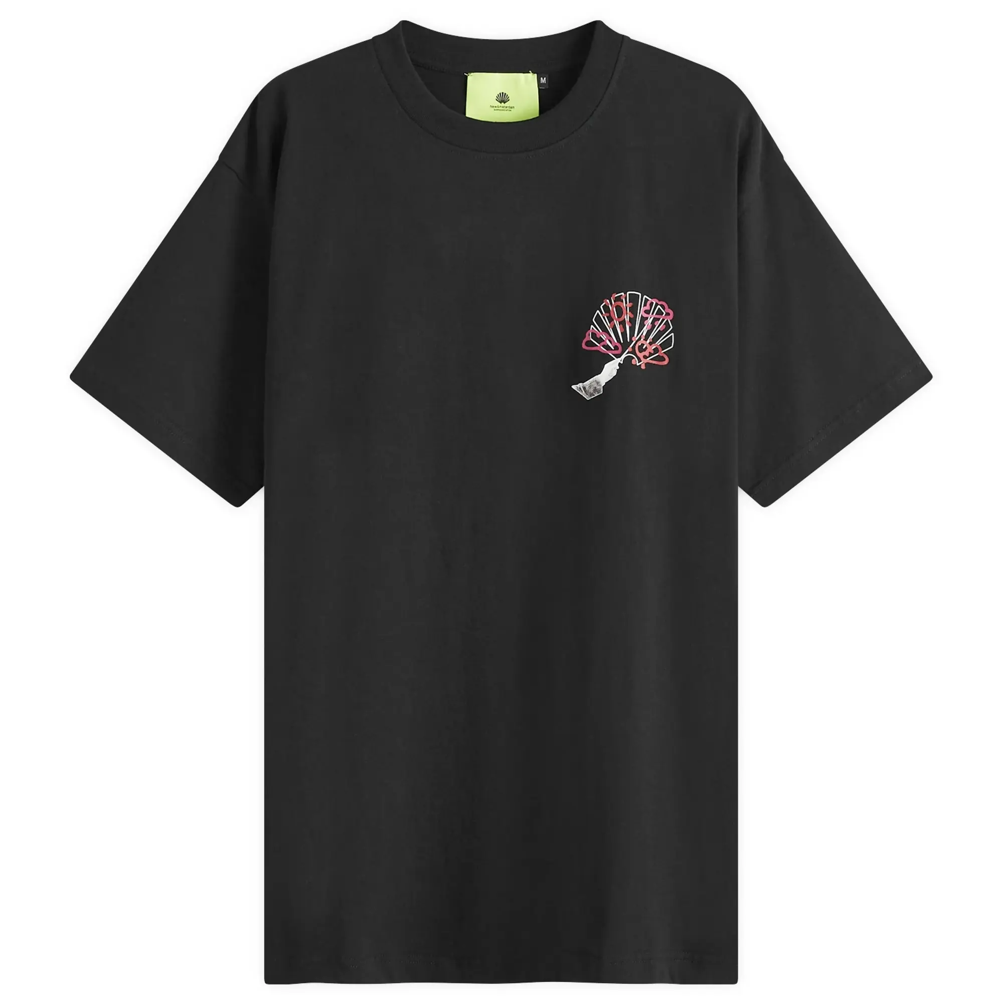 New Amsterdam Surf Association New Amsterdam Forecast Tee Black Tee Men Shortsleeves Black