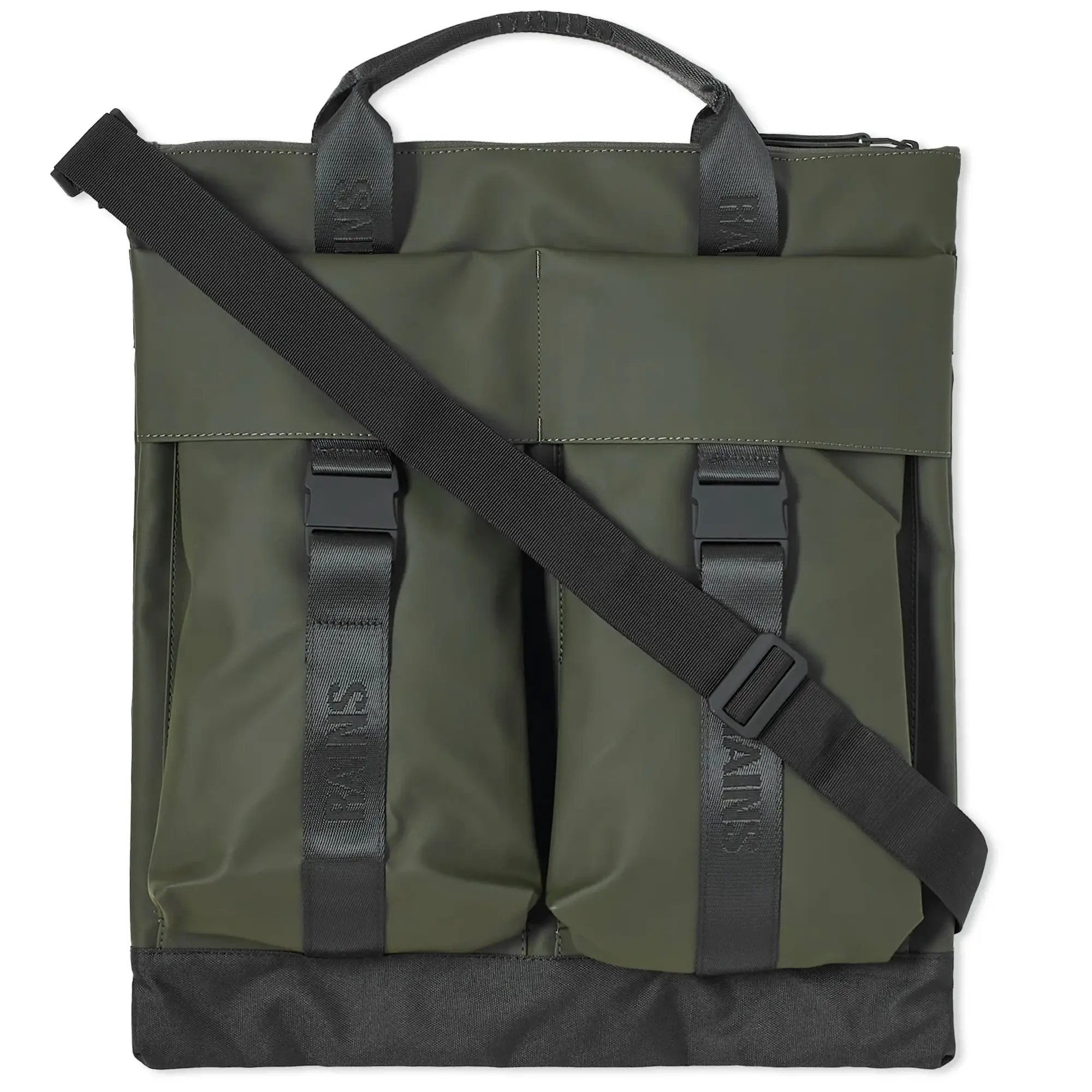 Rains Trail Tote Bag ( Green - One Size) - Size ONE SIZE