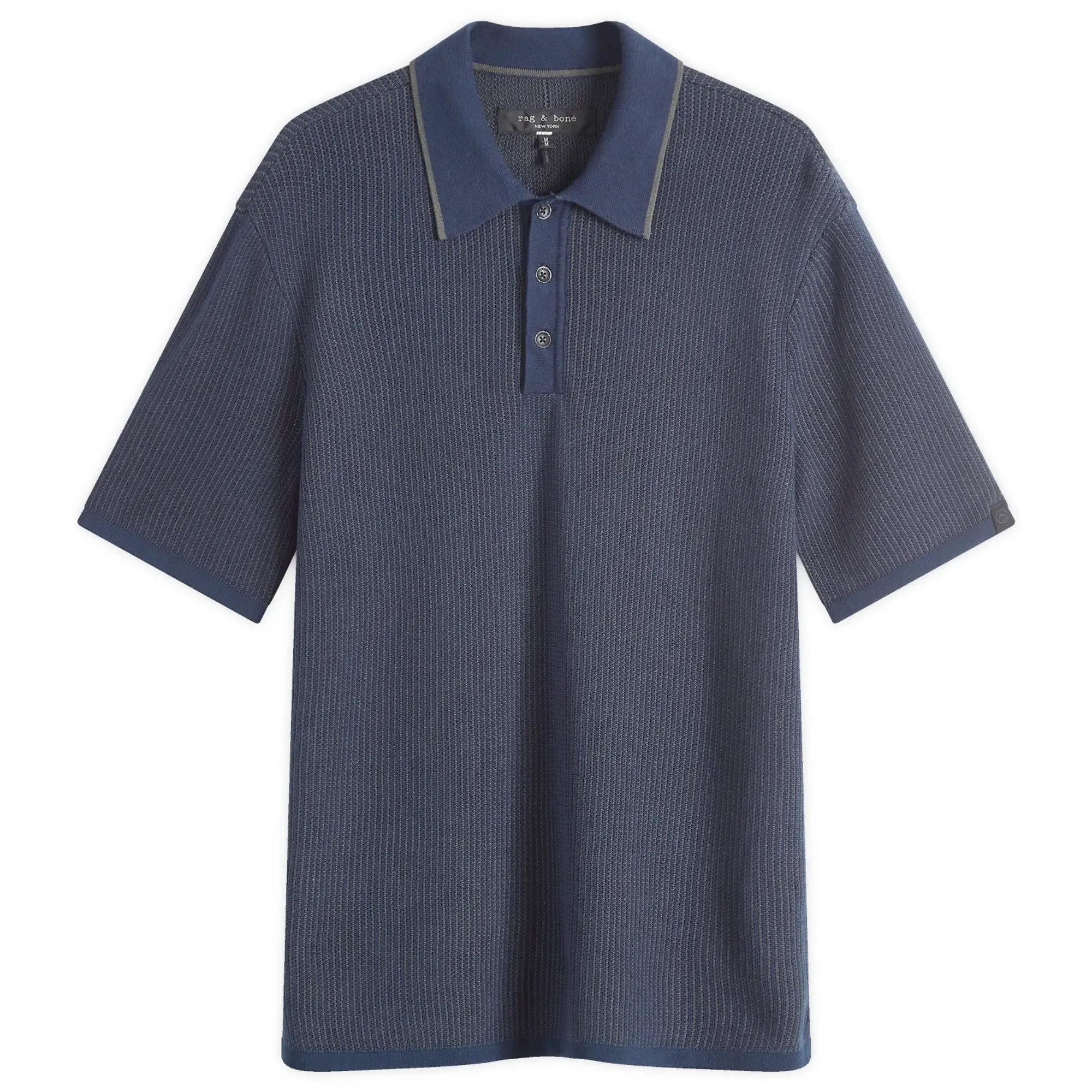 Rag & Bone Men's Harvey Knit Polo Shirt Salute