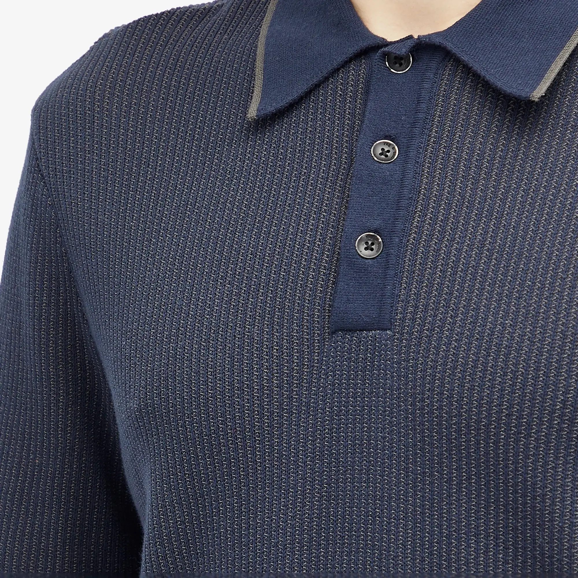 Rag & Bone Men's Harvey Knit Polo Shirt Salute