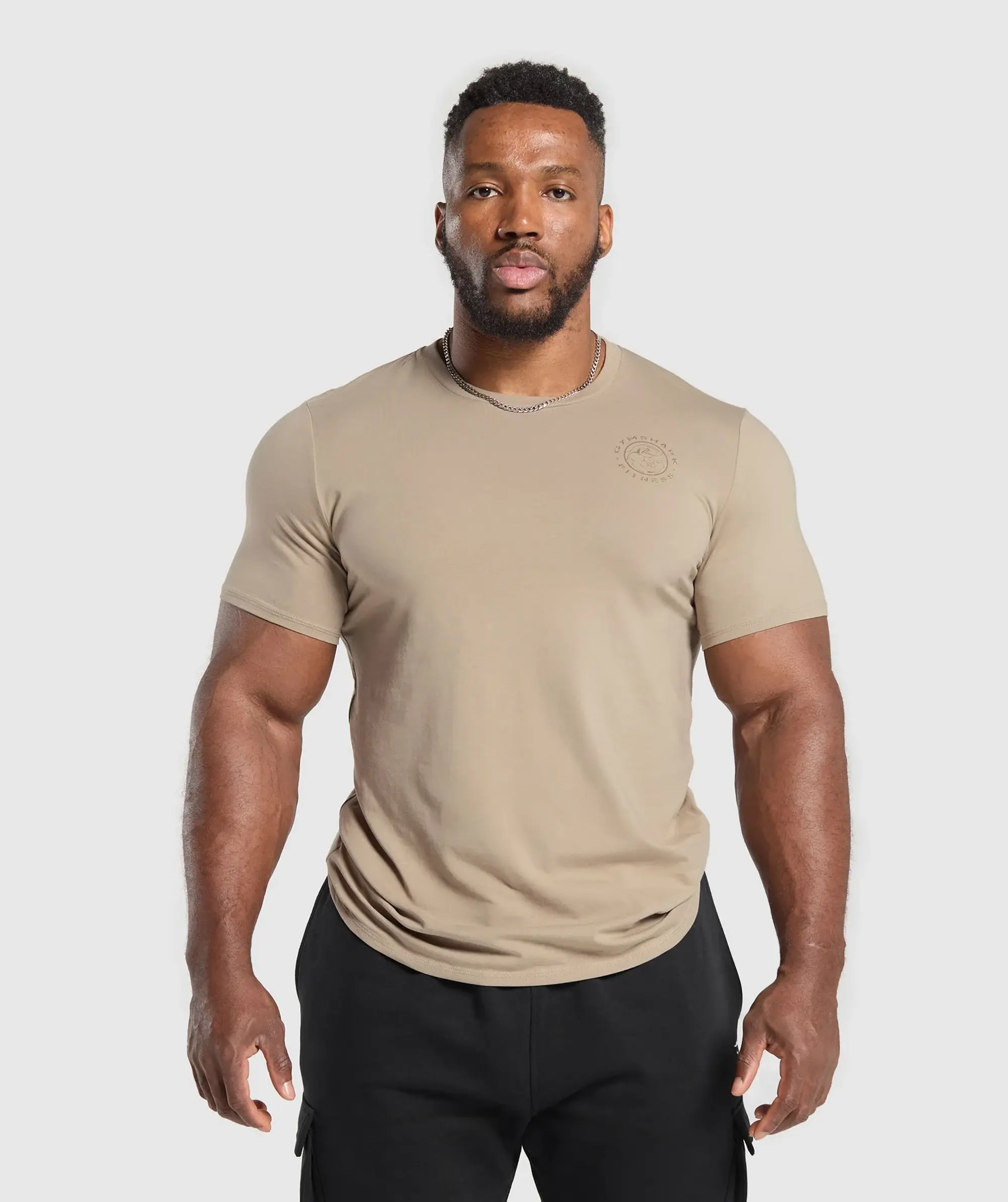 Gymshark Legacy T-Shirt - Cement Brown