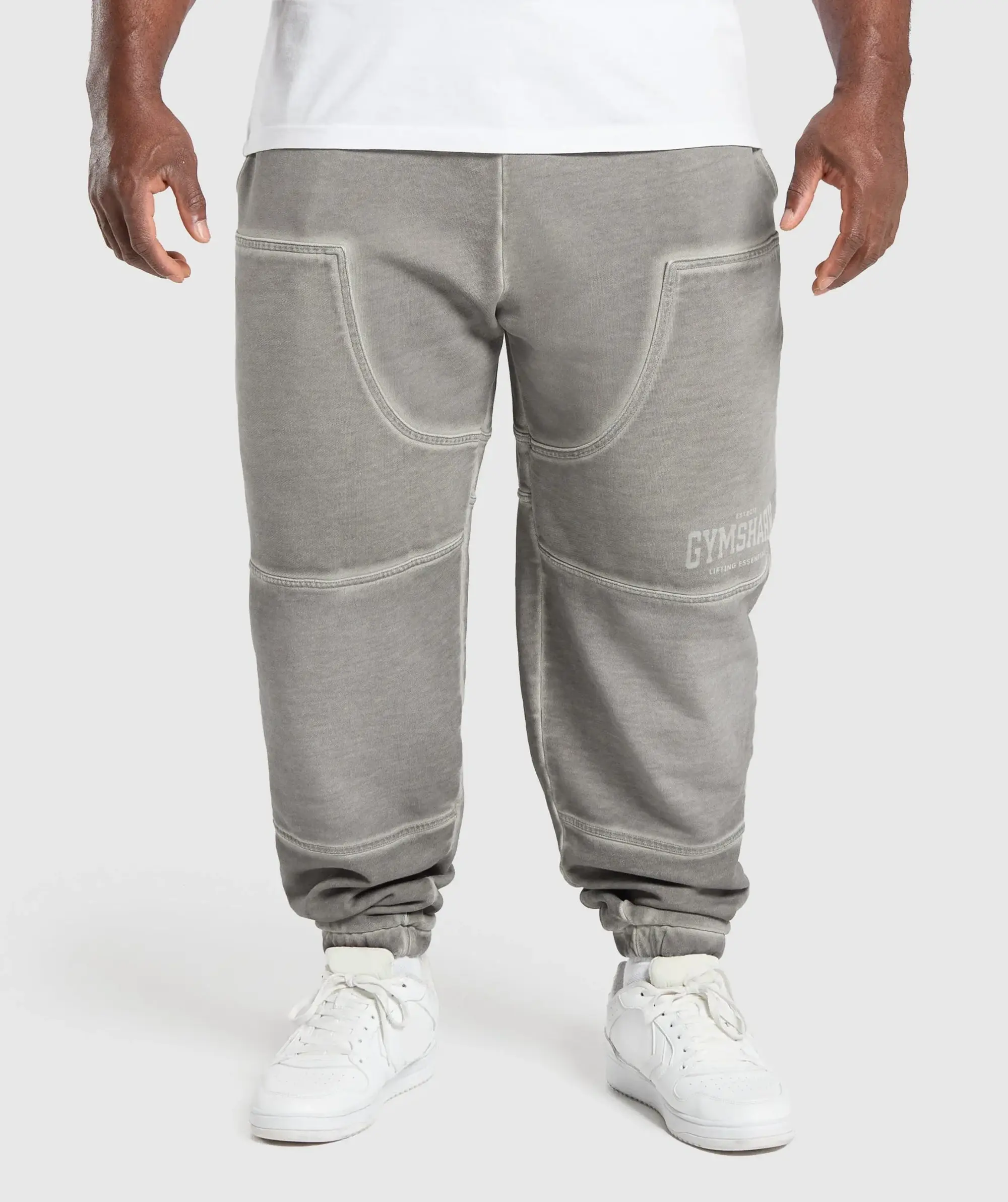 Gymshark Heavyweight Joggers - Metal Grey/ Asphalt Grey