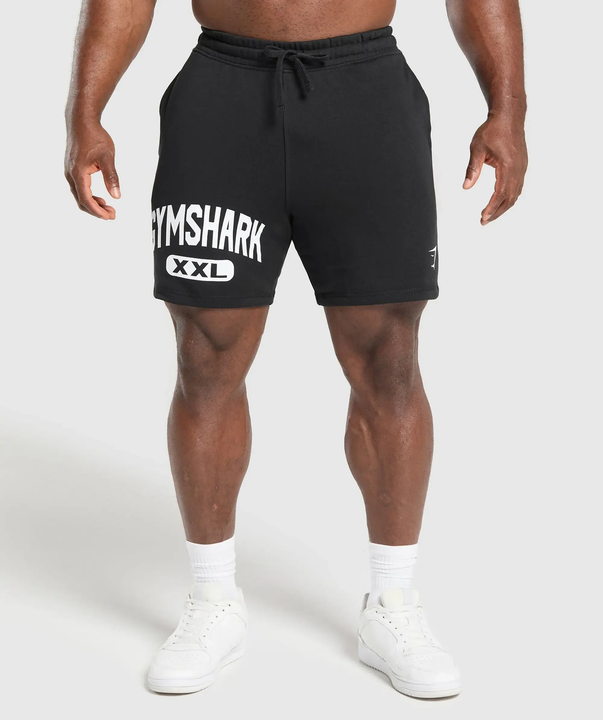 Gymshark XXL Graphic Shorts - Black