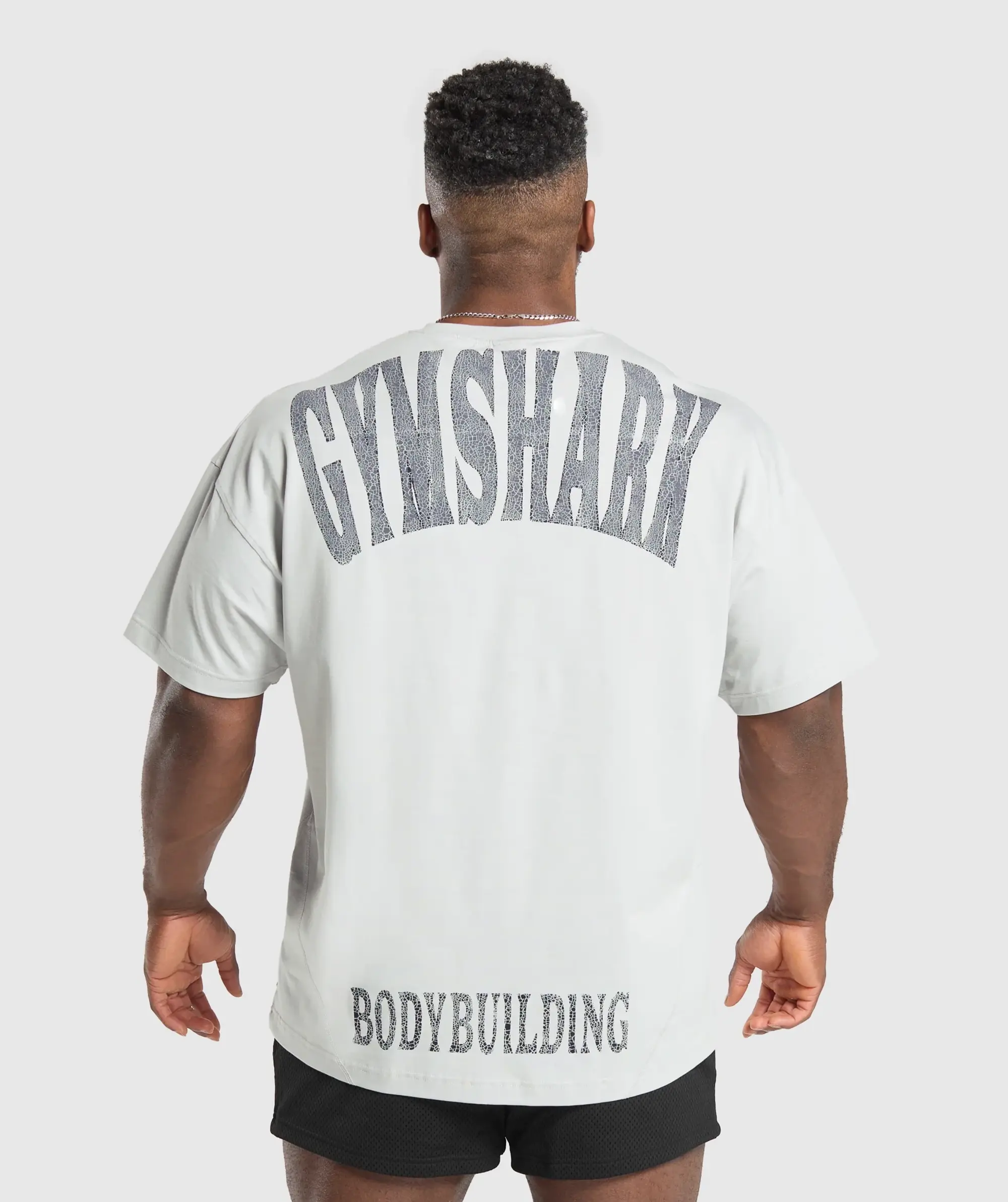 Gymshark Bodybuilding Graphic Short Sleeve T-Shirt - Metal Grey