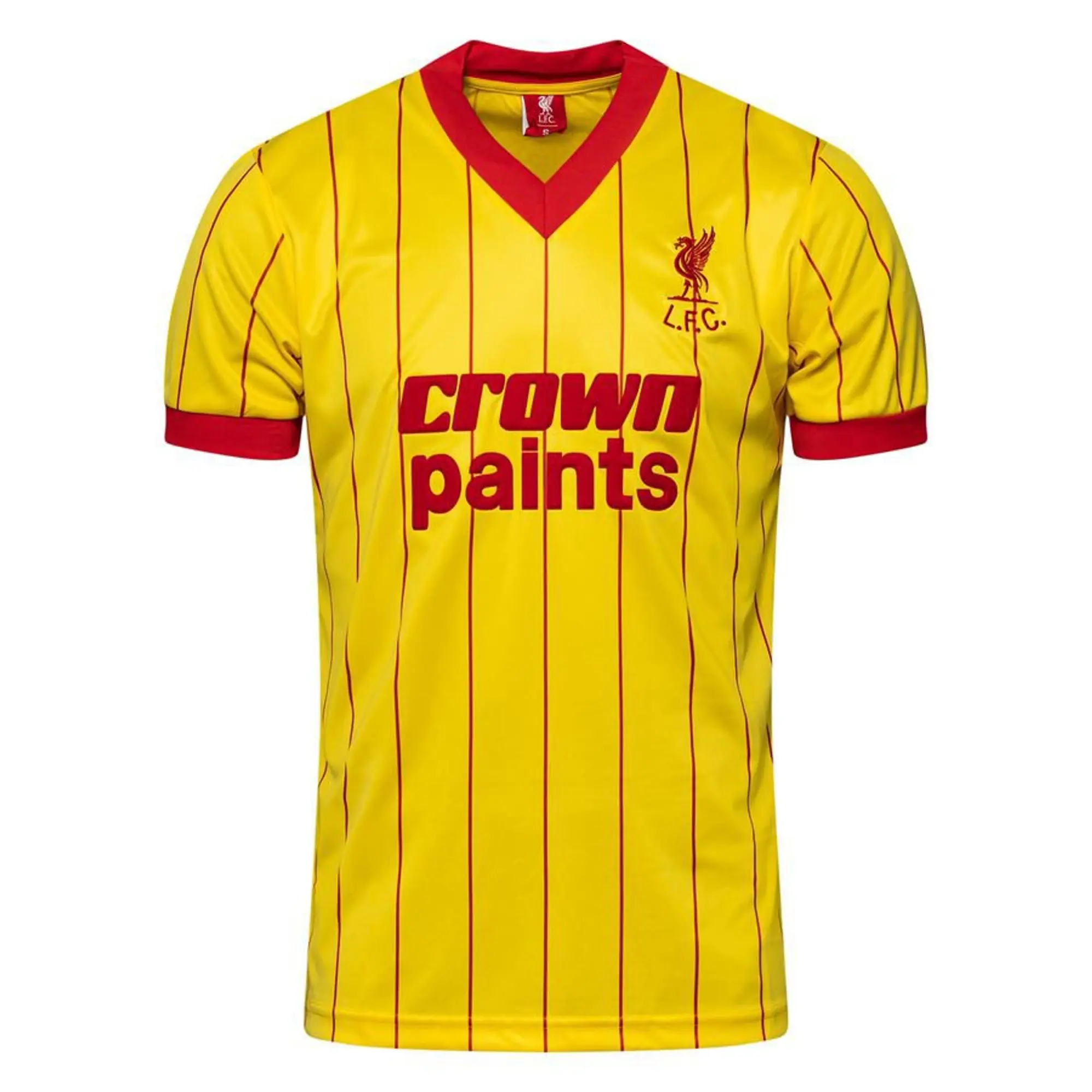 Liverpool FC Liverpool Away Shirt 1982 Yellow 59325 FOOTY.COM