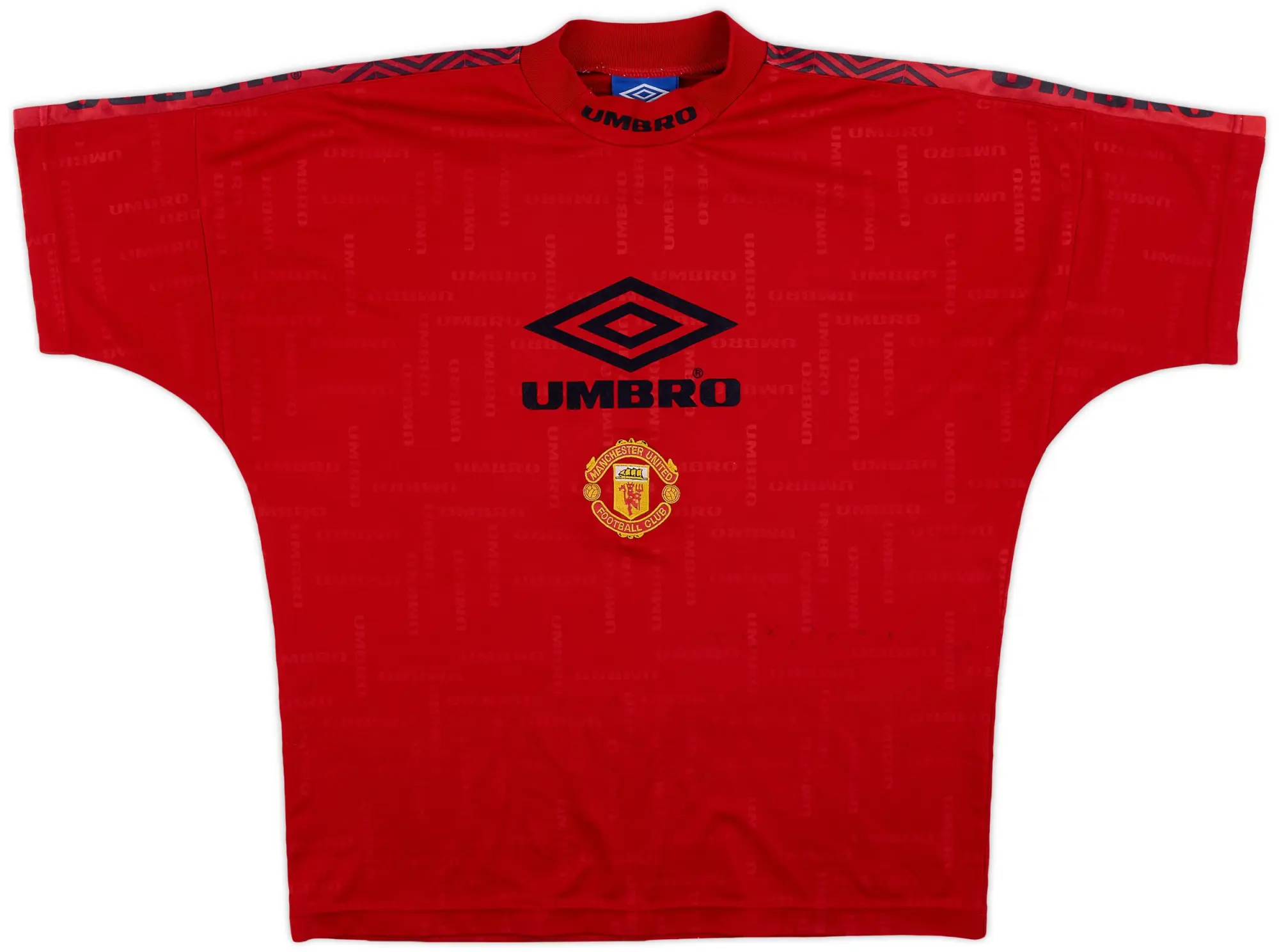 1996-97 Manchester United Umbro Training Shirt - 6/10 - (L)