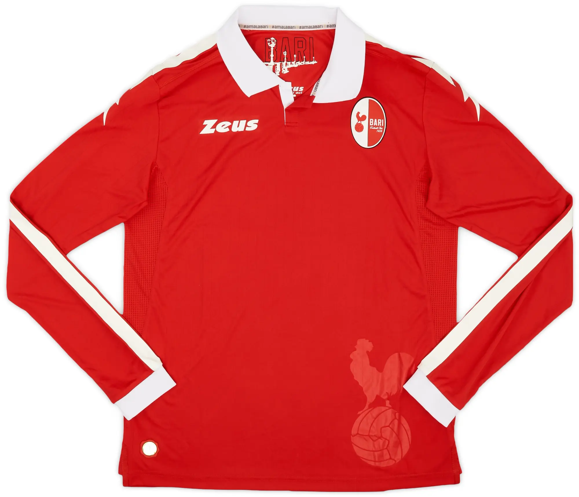 2017-18 Bari Away L/S Shirt - 8/10 - (XL)