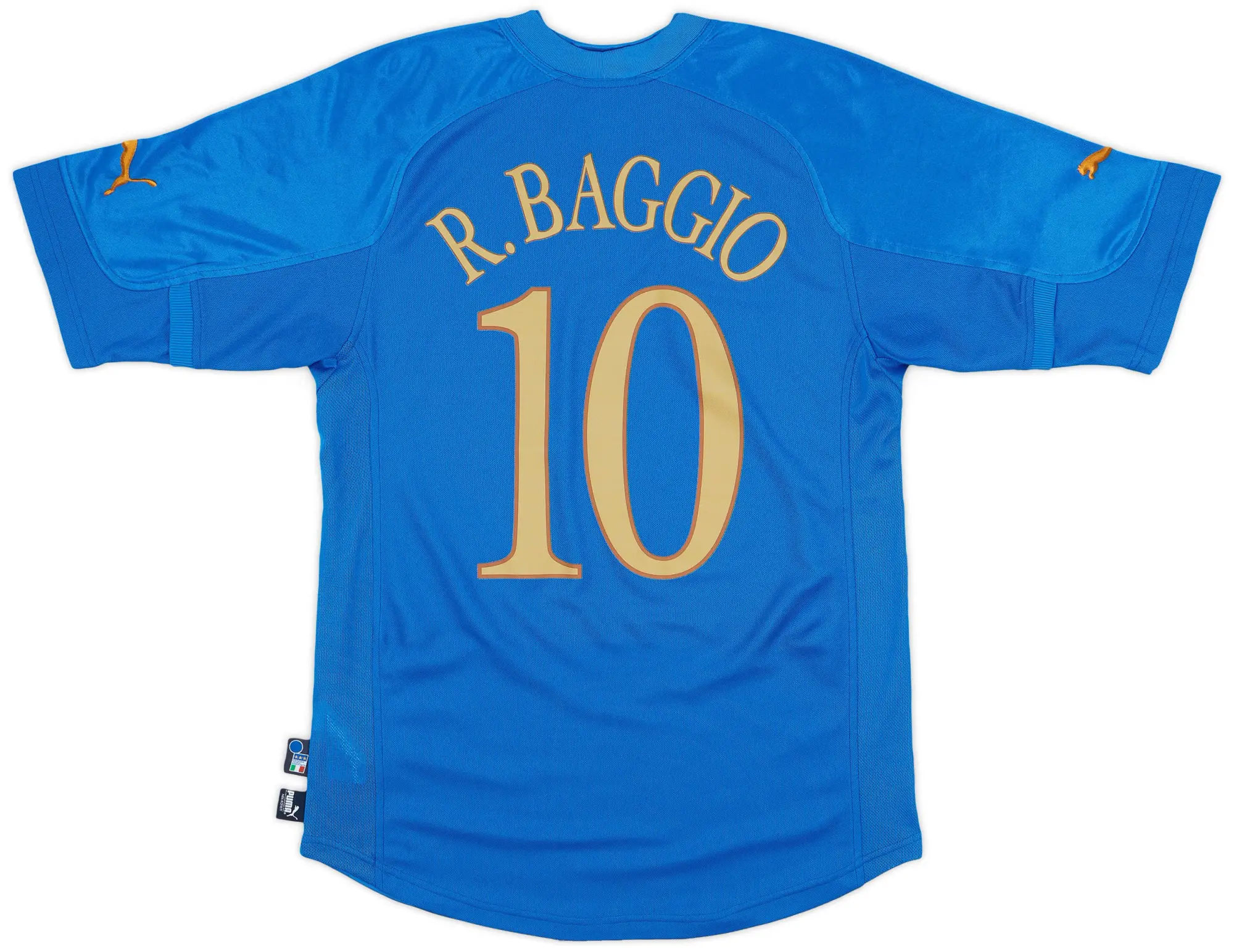 Puma 2004-06 Italy Home Shirt Baggio #10 - 7/10 - (L)