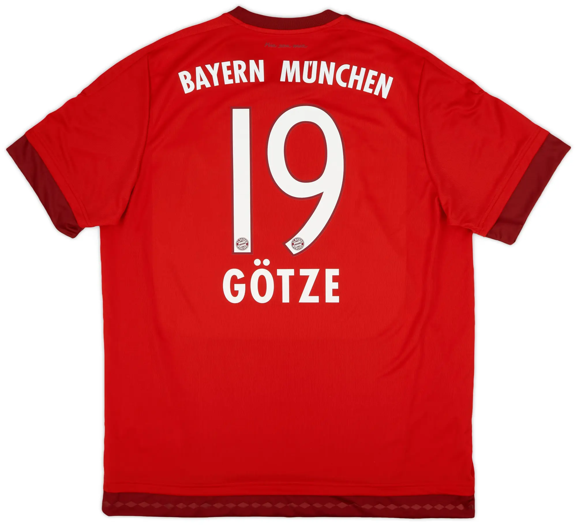 adidas 2015-16 Bayern Munich Home Shirt Gotze #19 - 10/10 - (XL)