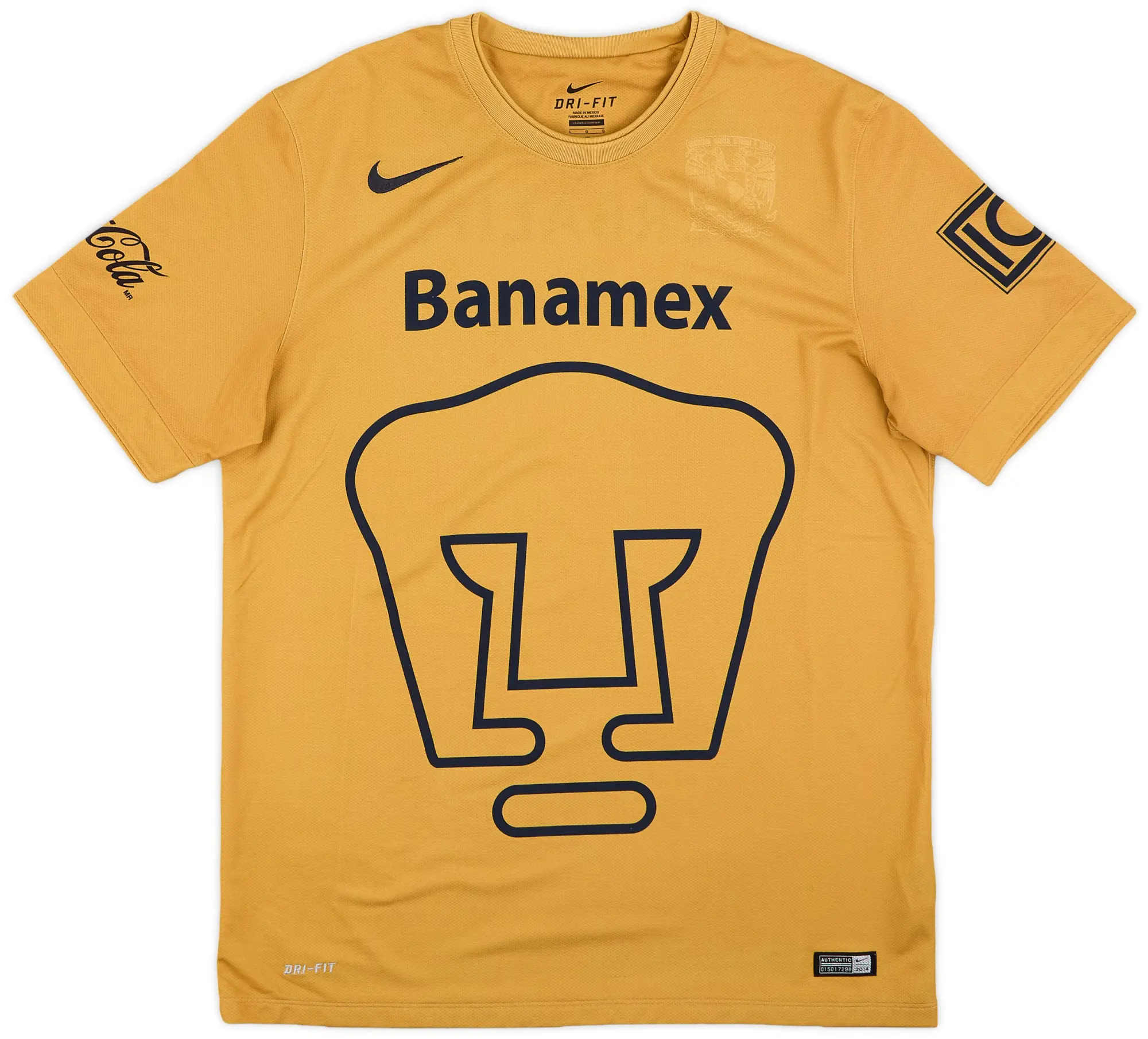 Nike 2014-15 UNAM Pumas Home Shirt - 9/10 - (L)