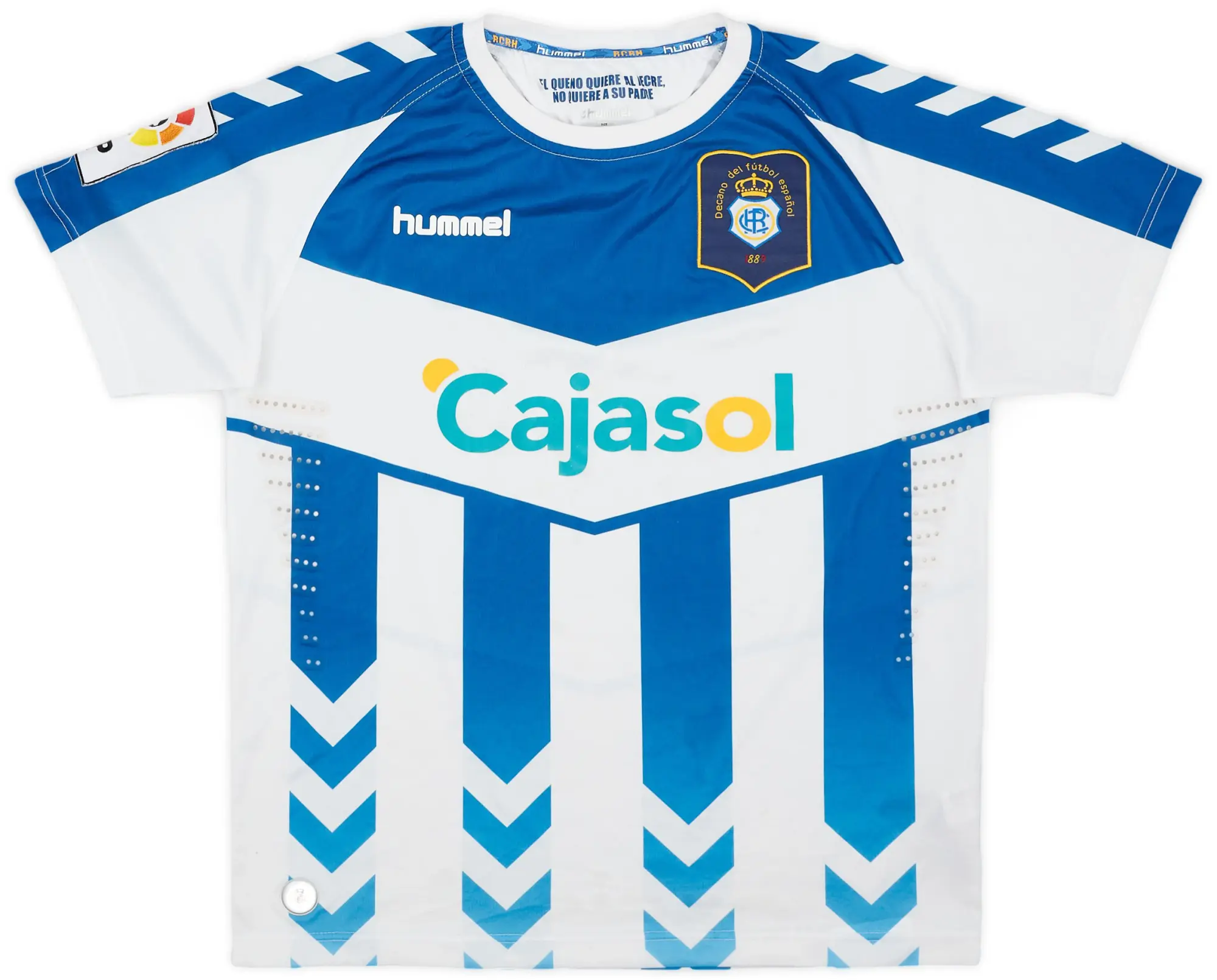 Hummel 2012-13 Recreativo Huelva Home Shirt - 5/10 - (S)