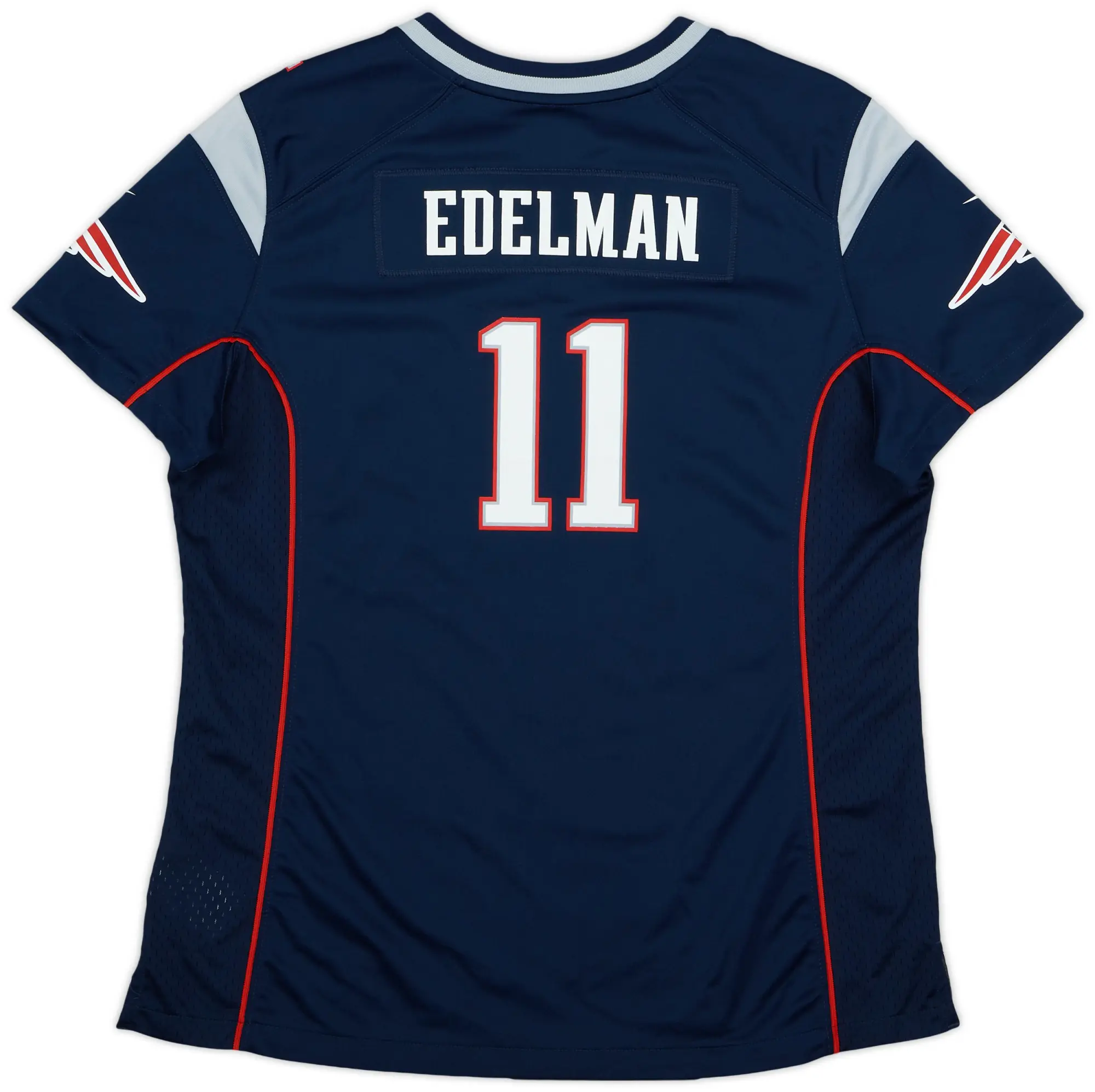 2012-19 New England Patriots Edelman #11 Nike Game Home Womens Jersey - 8/10 - (XL)