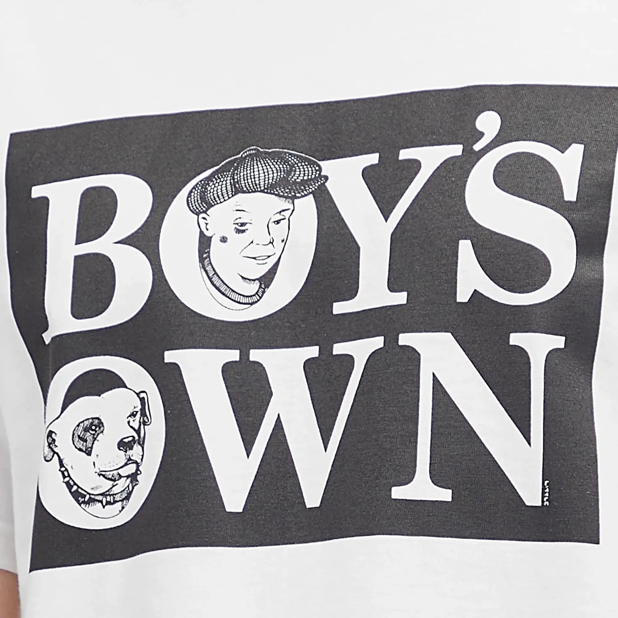 Boys Own Men's Boy’S Own Classic Box Logo T Shirt White