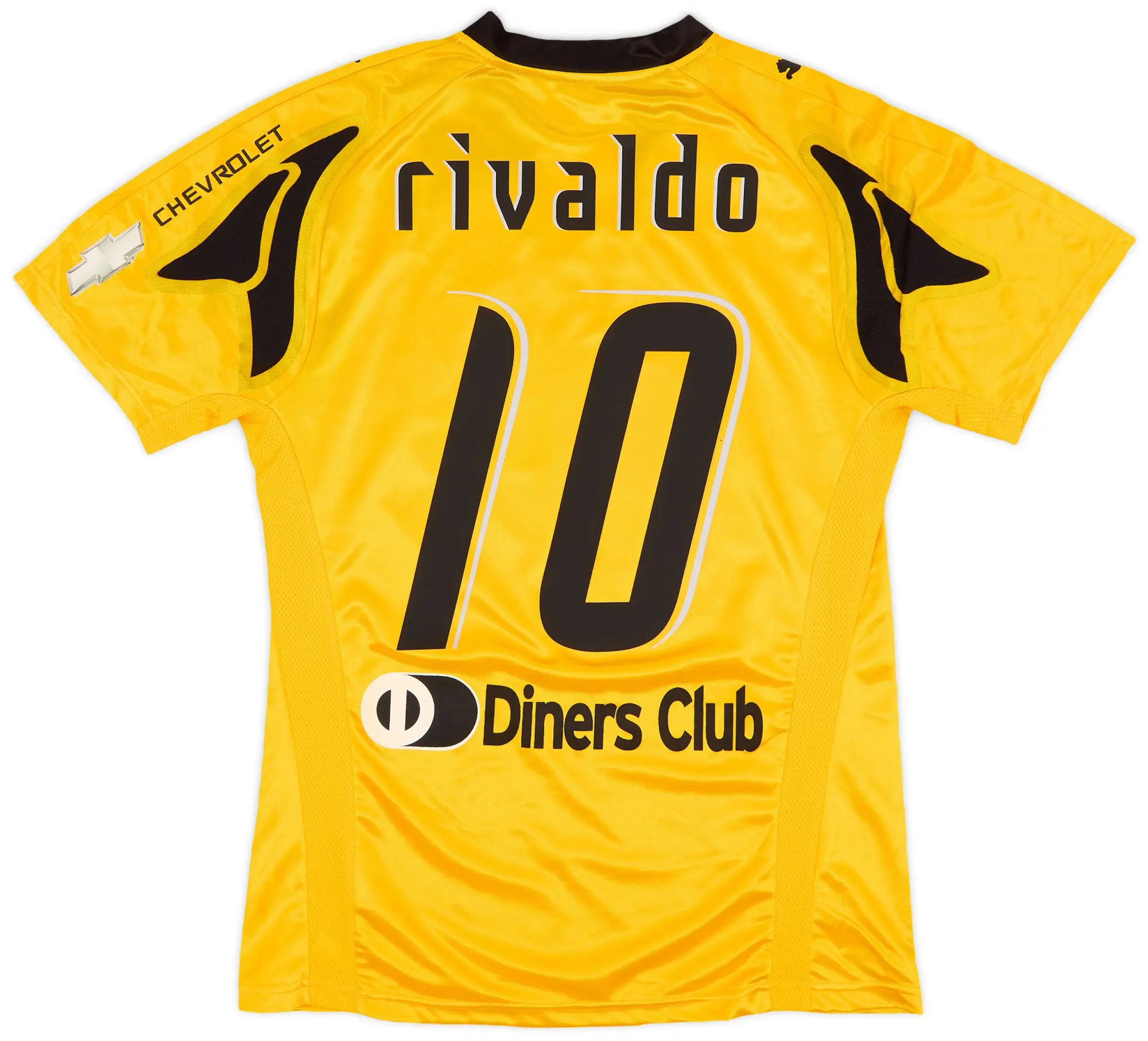 Puma 2007-08 AEK Athens Home Shirt Rivaldo #10 (M)