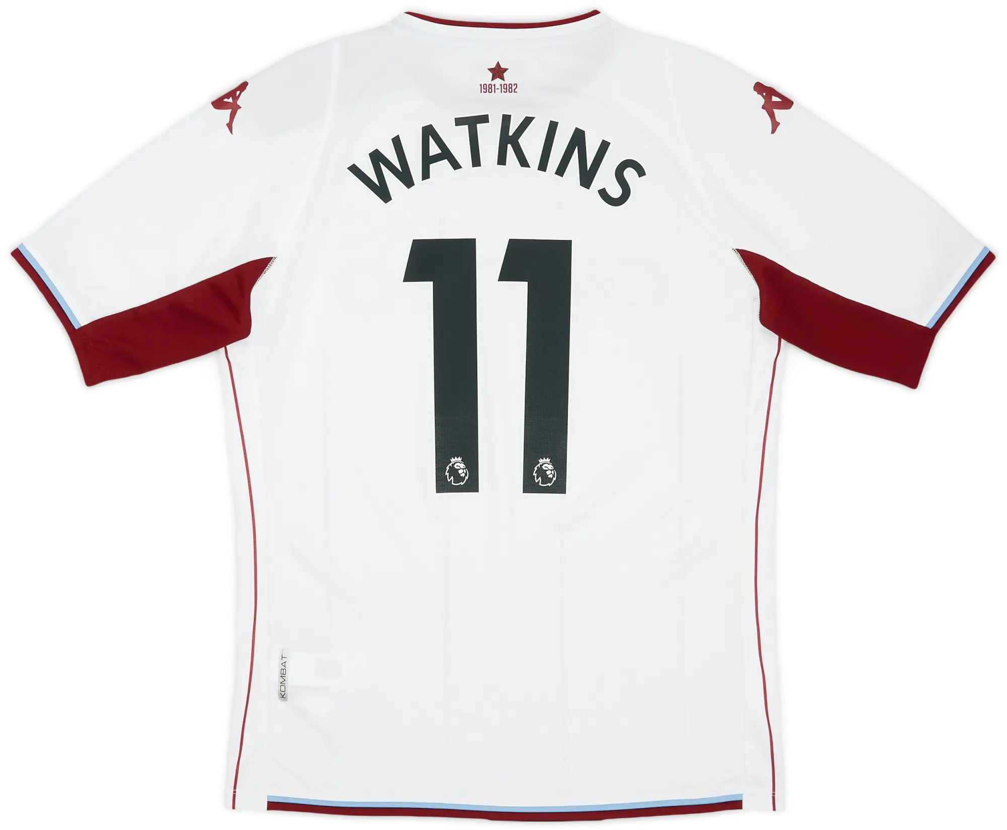 Kappa 2021-22 Aston Villa Away Shirt Watkins #11 - 8/10 - (M)