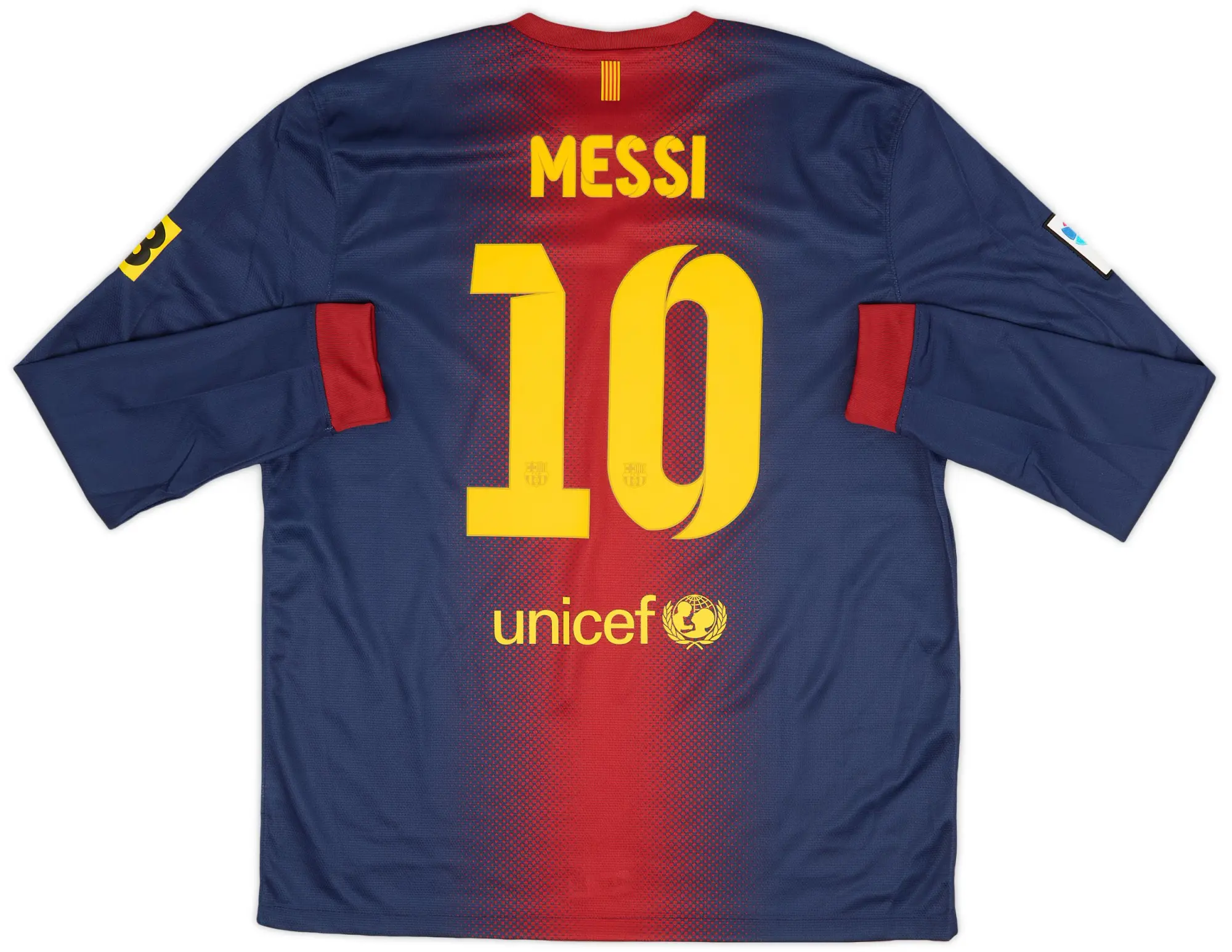 Nike 2012-13 Barcelona Home L/S Shirt Messi #10 (XL)
