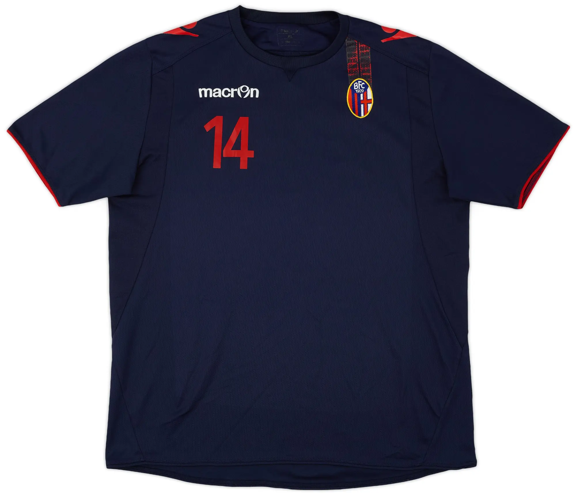 2016-17 Bologna Player Issue Macron Training Shirt #14 - 7/10 - (XL)