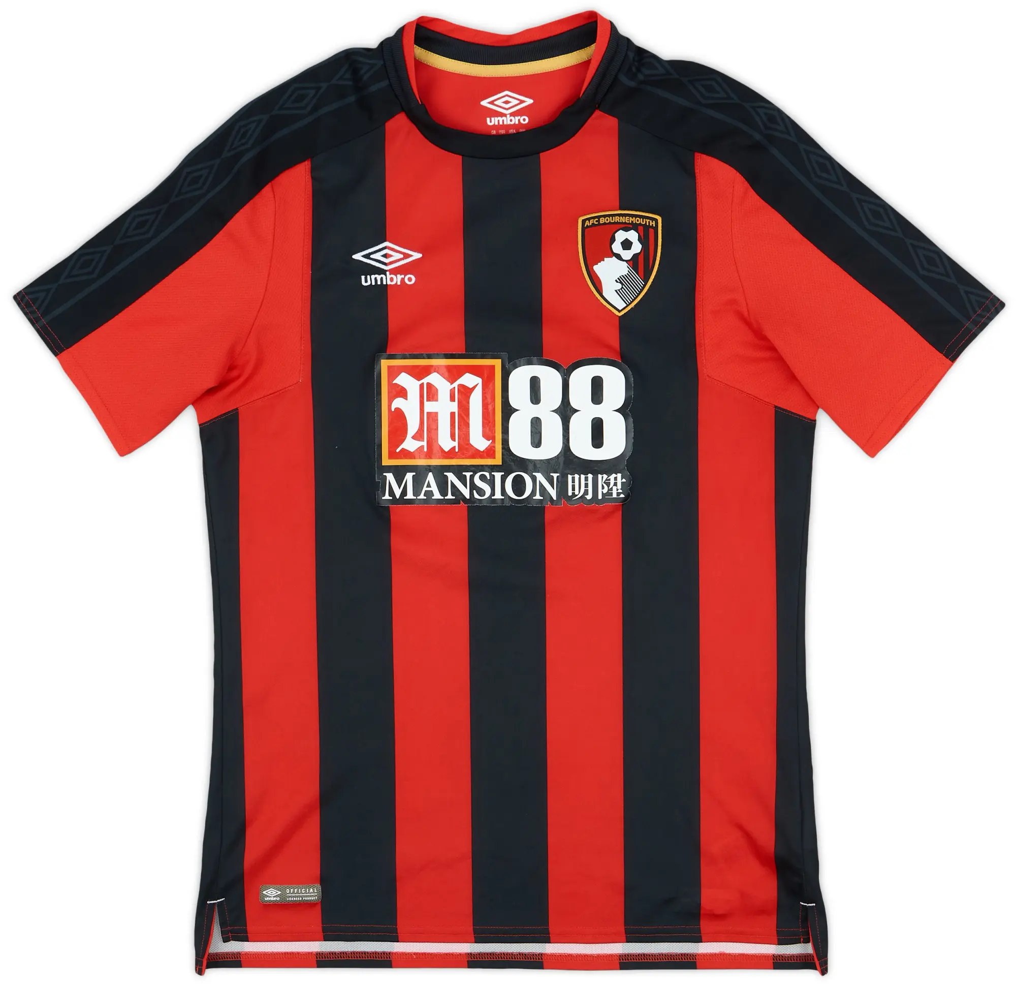 Umbro 2017-18 Bournemouth Home Shirt - 8/10 - (M)