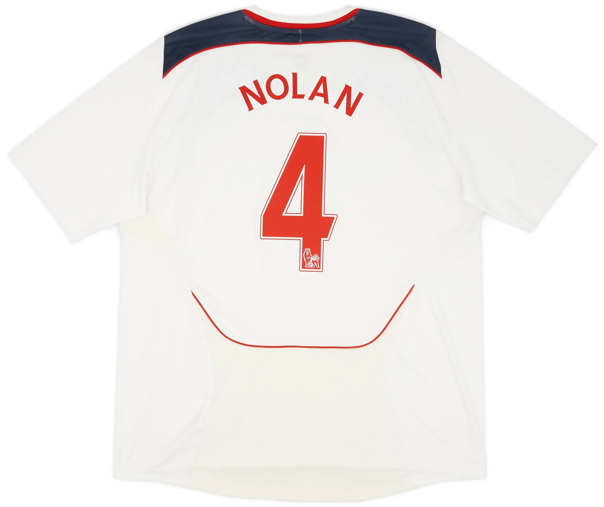 Reebok 2008-09 Bolton Home Shirt Nolan #4 - 8/10 - (XXL)