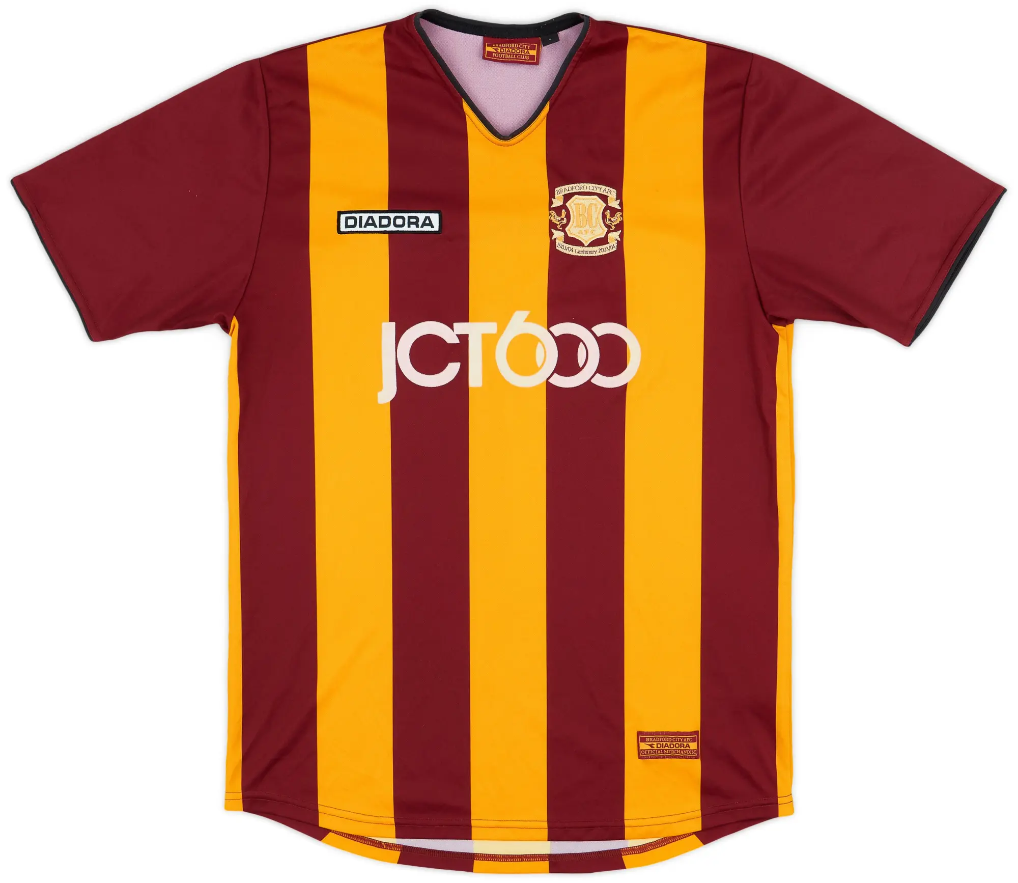 Diadora 2003-04 Bradford City Centenary Home Shirt - 7/10 - (S)
